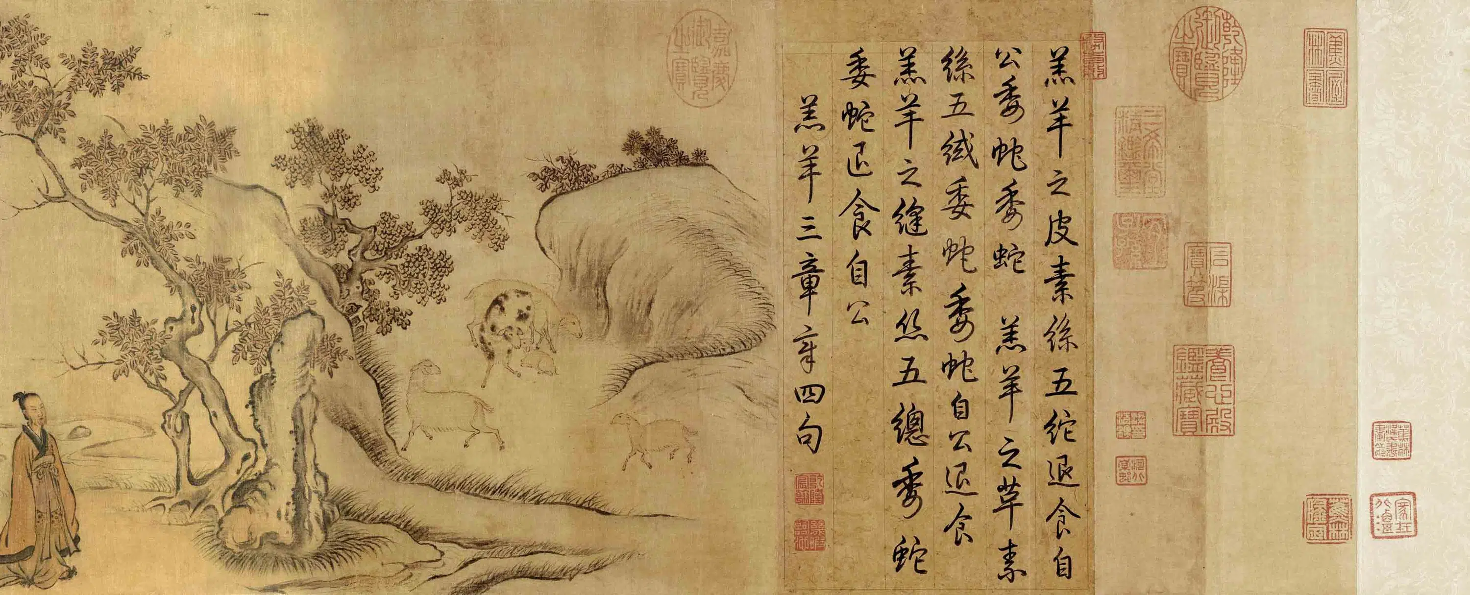 南宋【马和之】《召南八篇图卷》 第9张