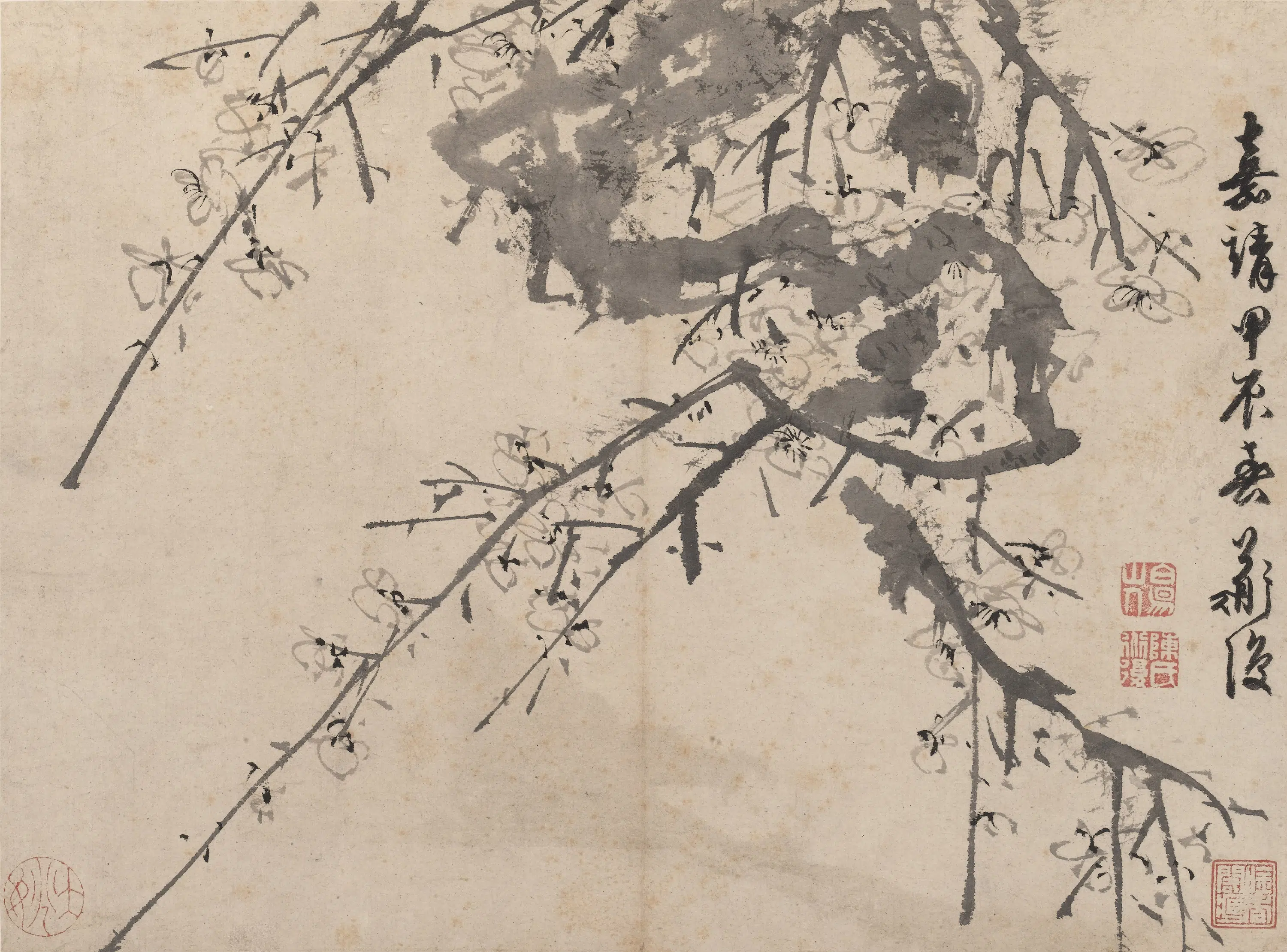 明朝【陈淳（道复）】《墨花图册》