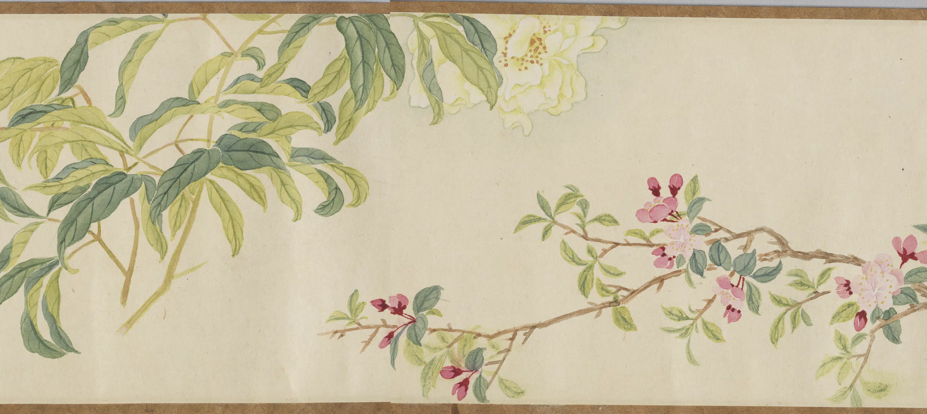 清代【李秉德】《画花卉图卷》 第4张