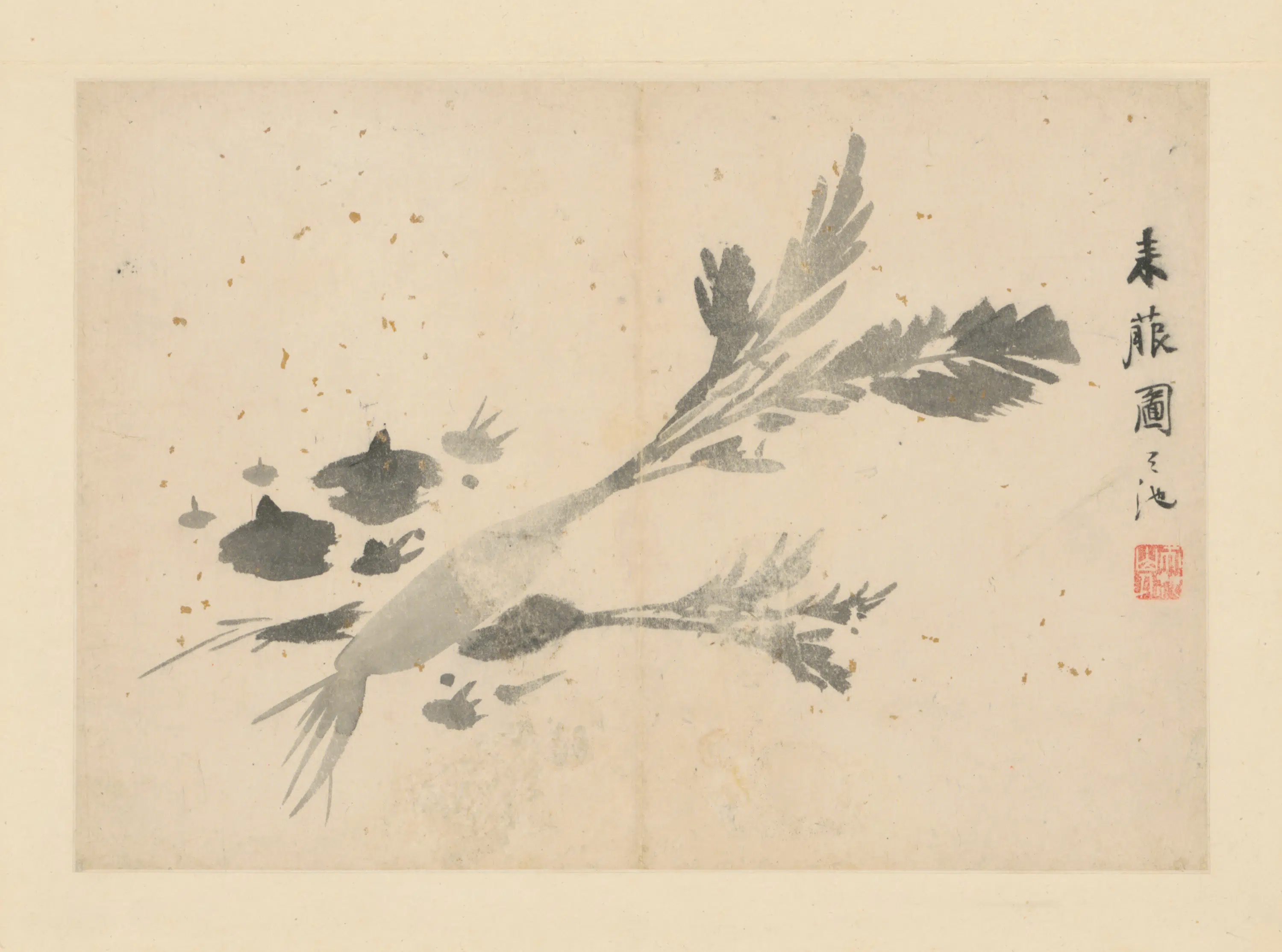 明朝【徐渭】《人物花卉册（14开）》 第3张