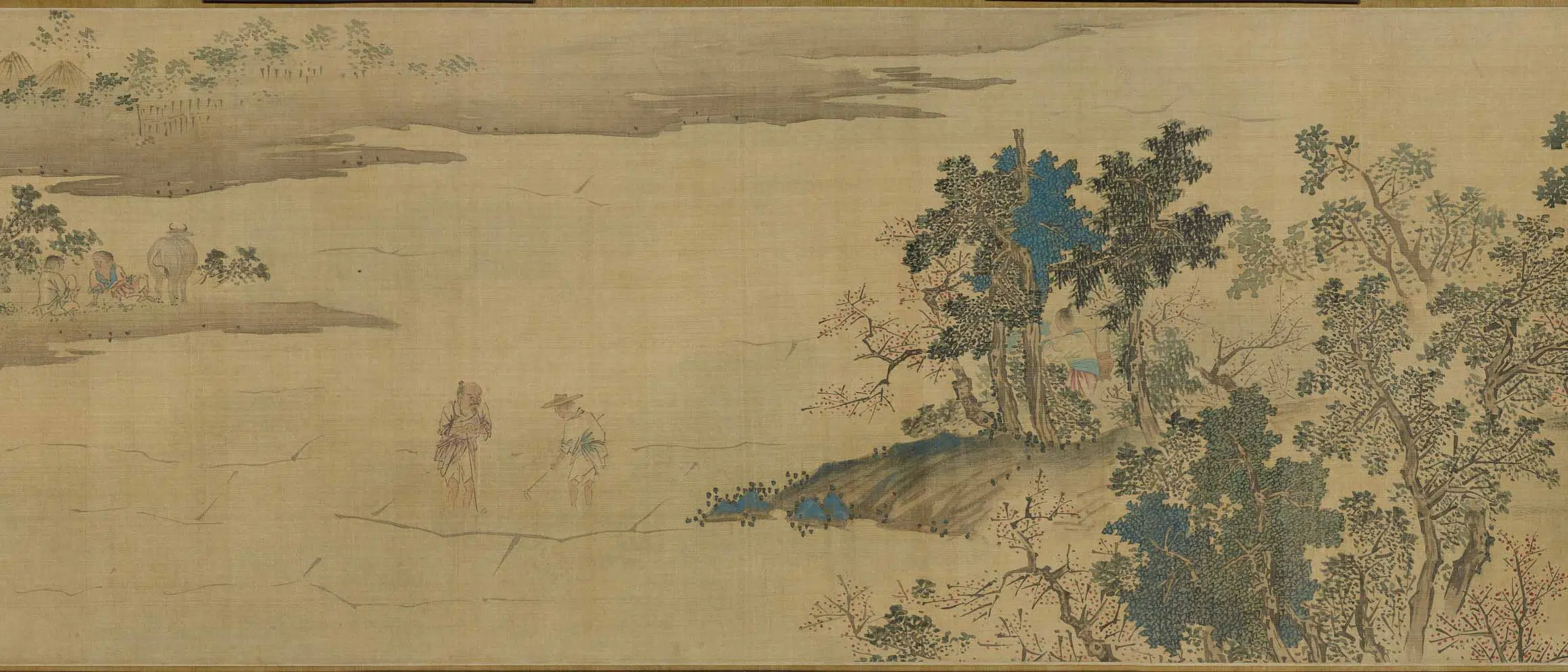 明朝【黄克晦】《桃花源图卷》 第2张 明朝【黄克晦】《桃花源图卷》 第2张
