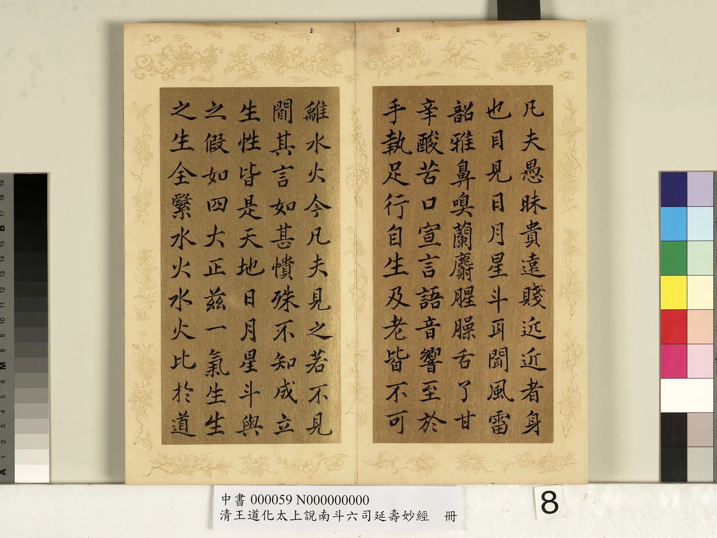 清代【王道化】《太上说南斗六司延寿度人妙经册图》 第13张