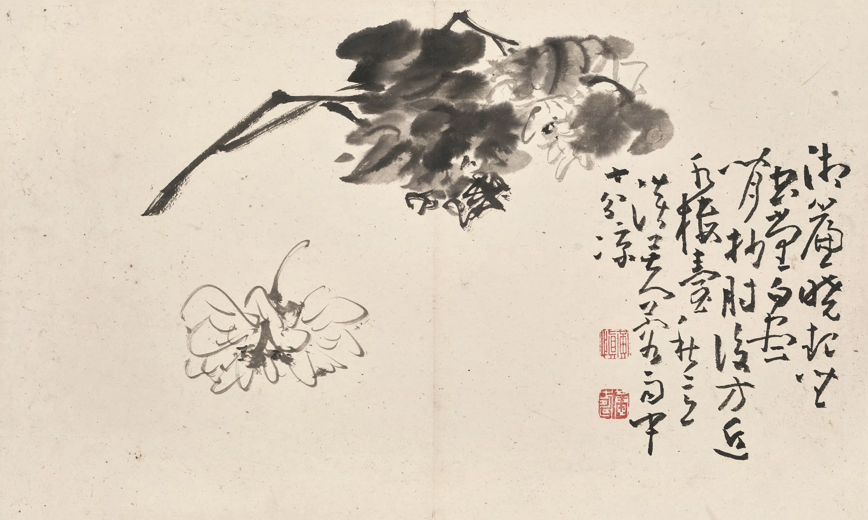 清代【黄慎】《花卉图册》 第9张