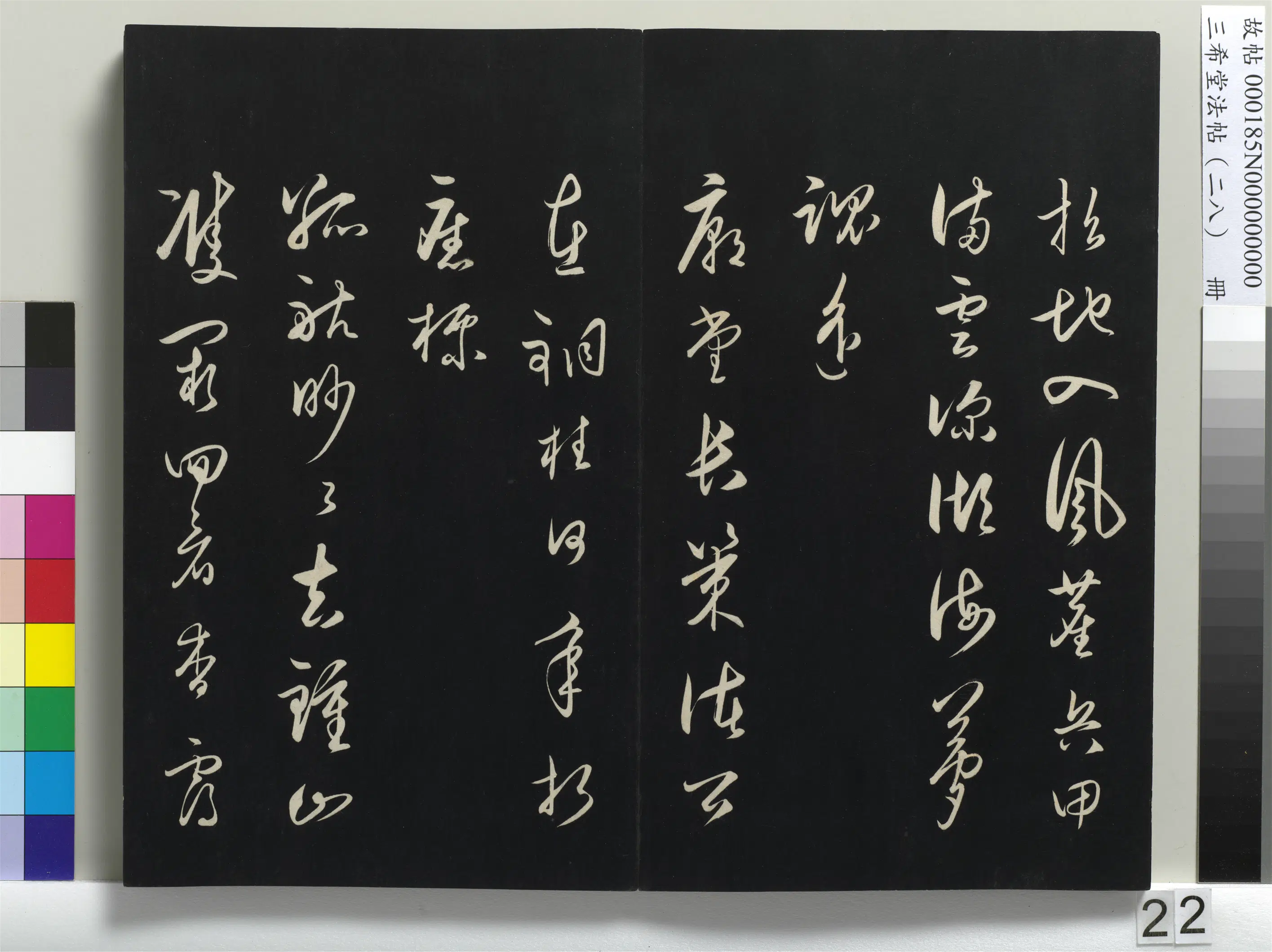 明代【王守仁（阳明）】《三希堂法帖（二十八）册-明王守仁龙江留别诗-1》 第8张