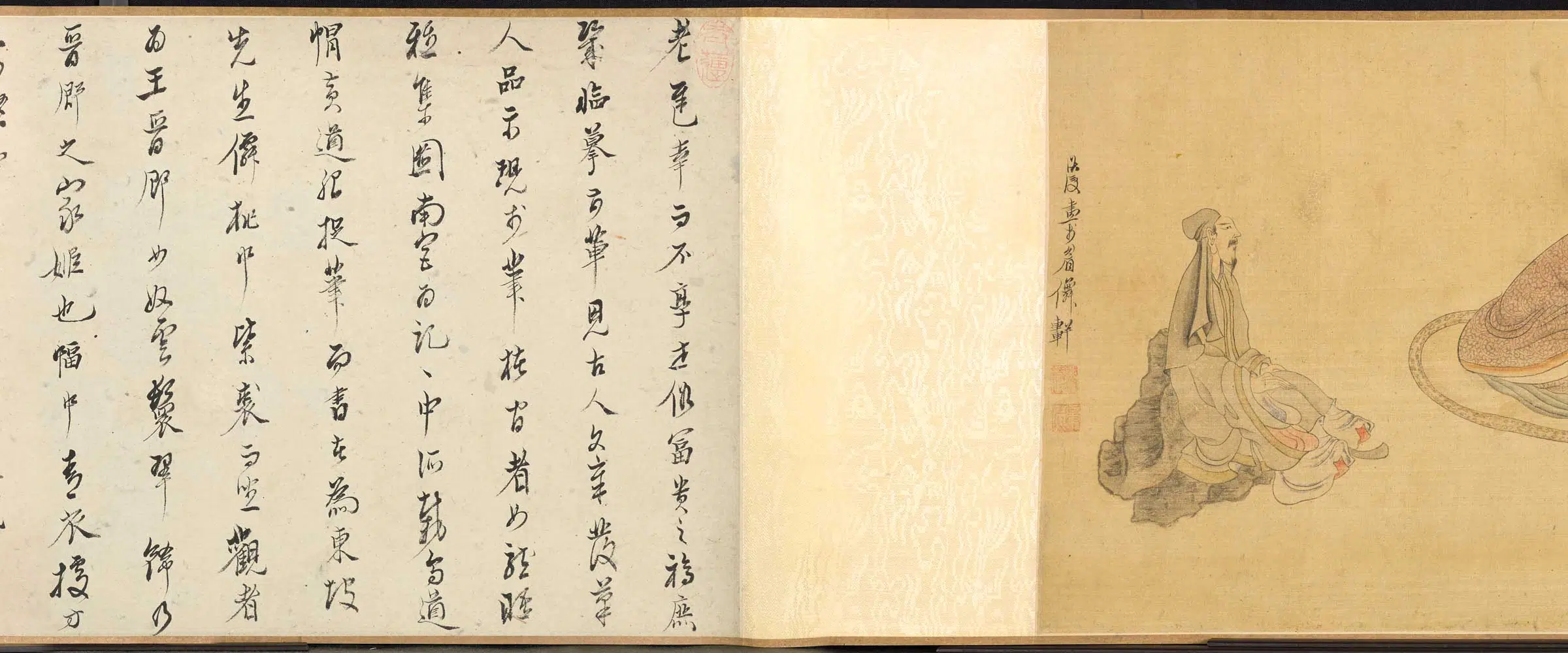 明朝【陈洪绶】《西园图卷》 第2张 明朝【陈洪绶】《西园图卷》 第2张