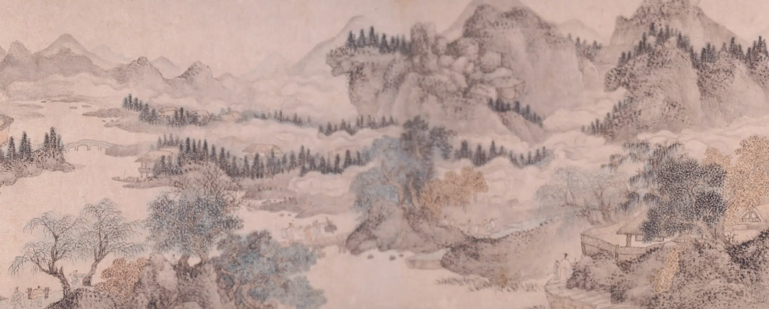 明朝【谢时臣】《江山揽胜图卷》 第7张