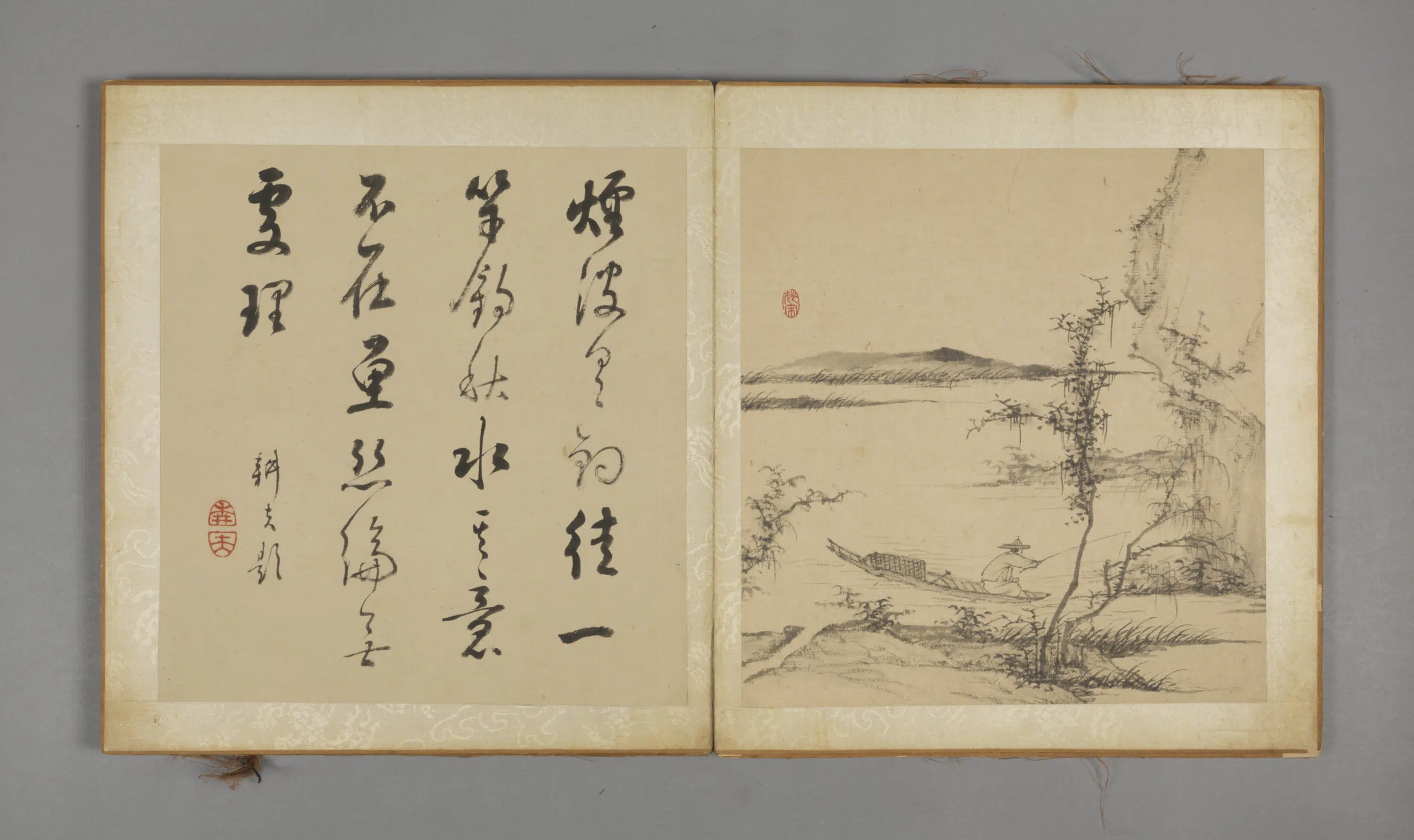 清代【姚宋】《山水图册（12开）》 第6张