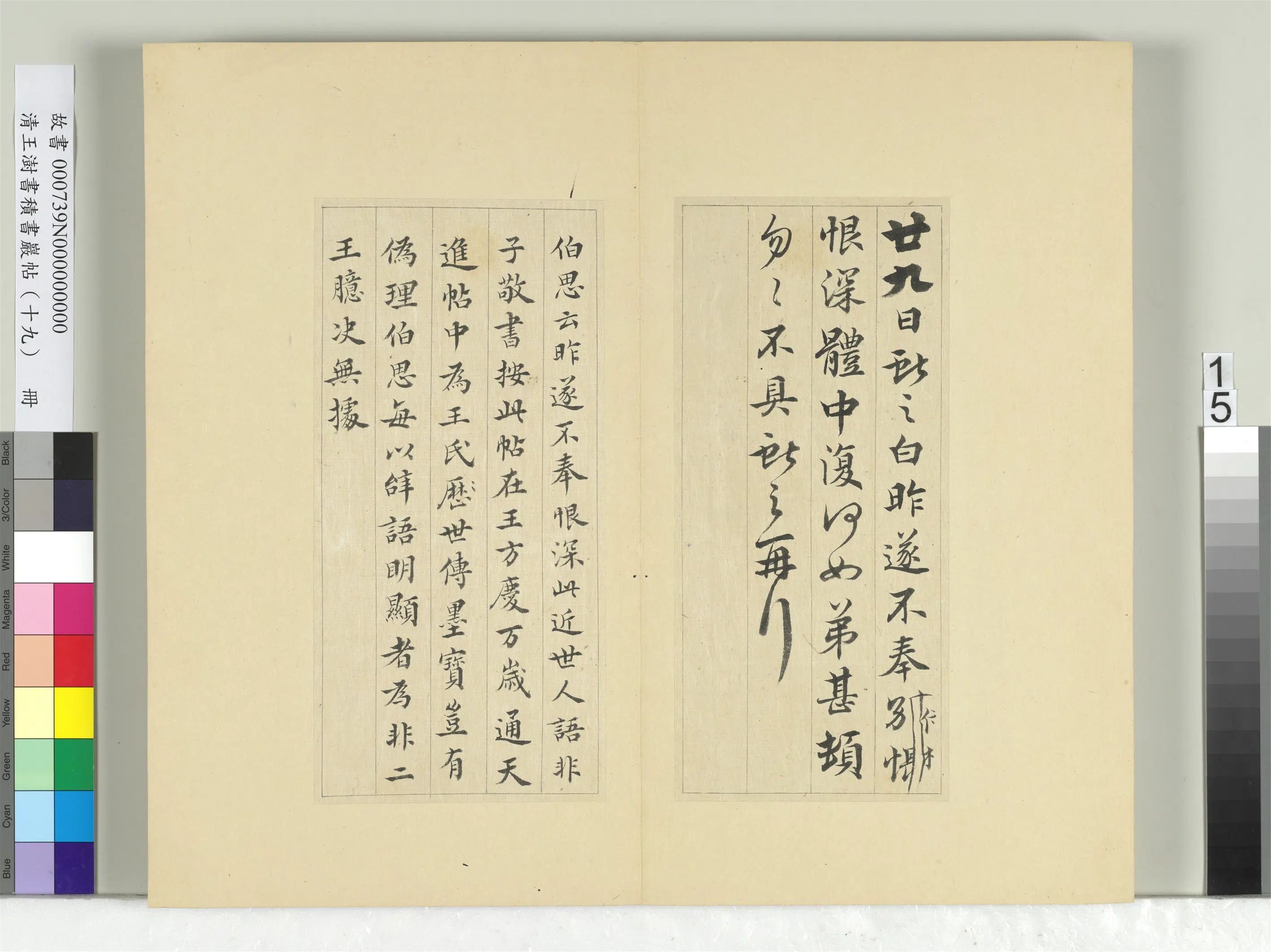 清代【王澍】《书积书岩帖(十九)册》 第17张 清代【王澍】《书积书岩帖(十九)册》 第17张