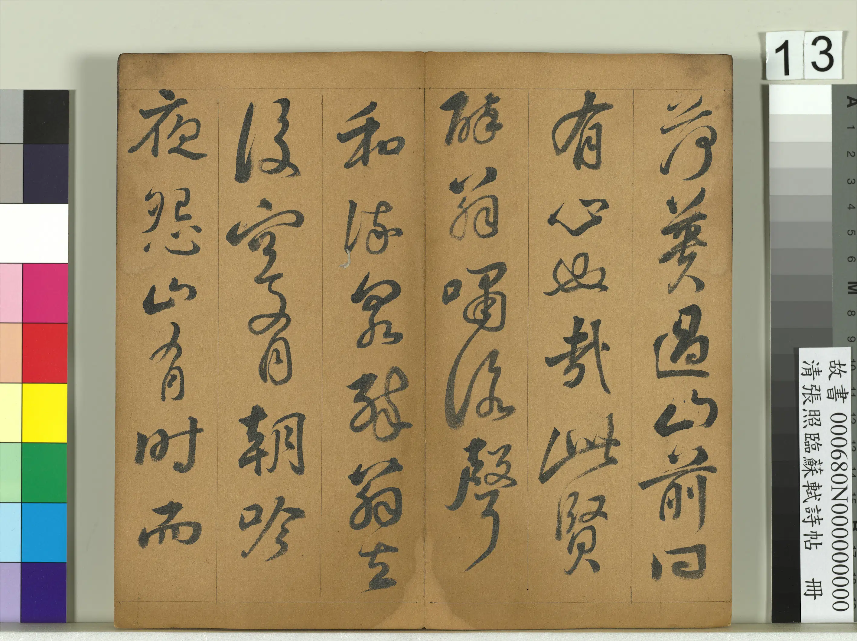 清代【张照】《临苏轼诗帖册》 第5张