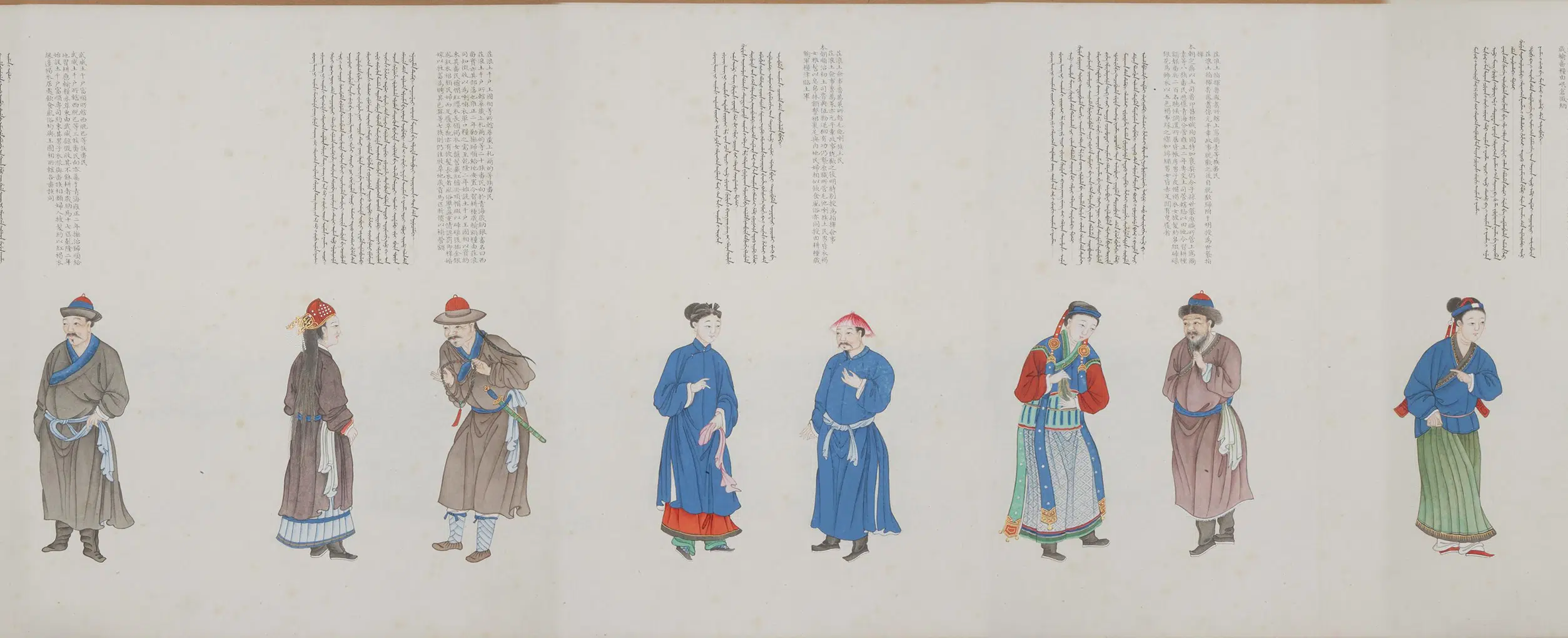 清代【沈焕】《沈庆兰、黎明、程琳合画职贡图卷第三卷》 第13张 清代【沈焕】《沈庆兰、黎明、程琳合画职贡图卷第三卷》 第13张