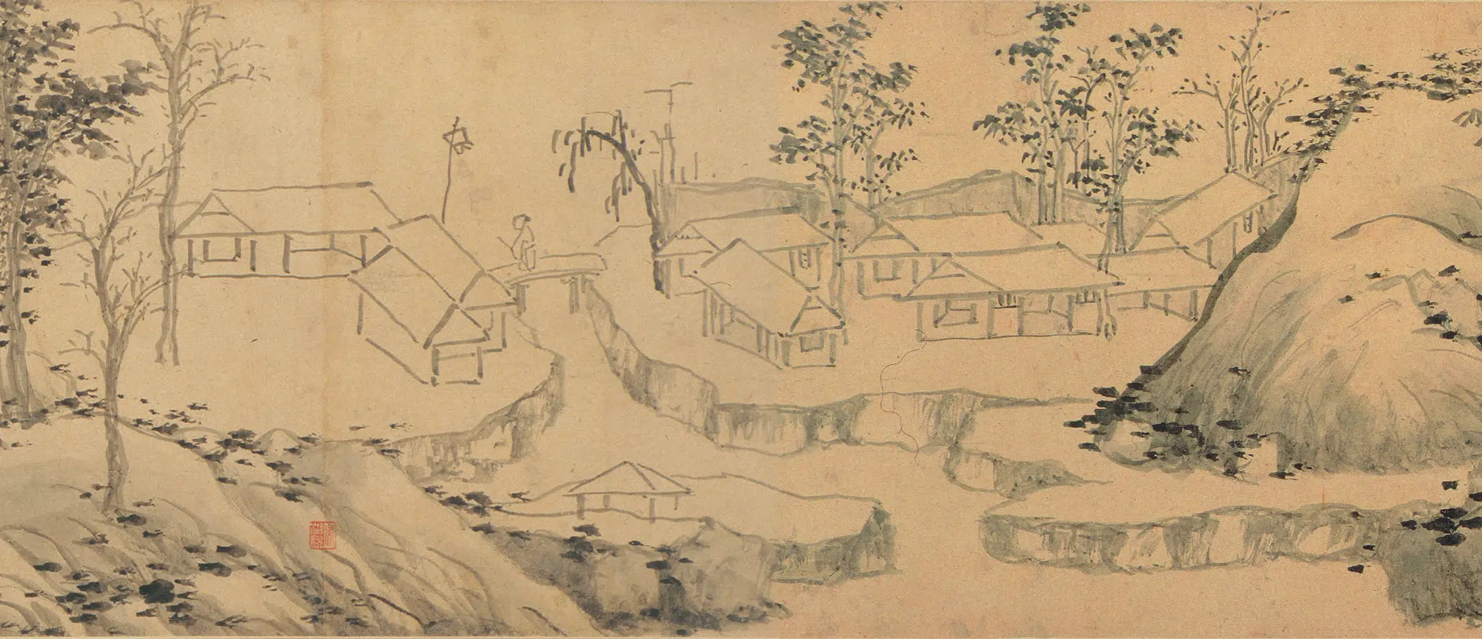 明朝【沈周】《西山纪游图卷》 第4张