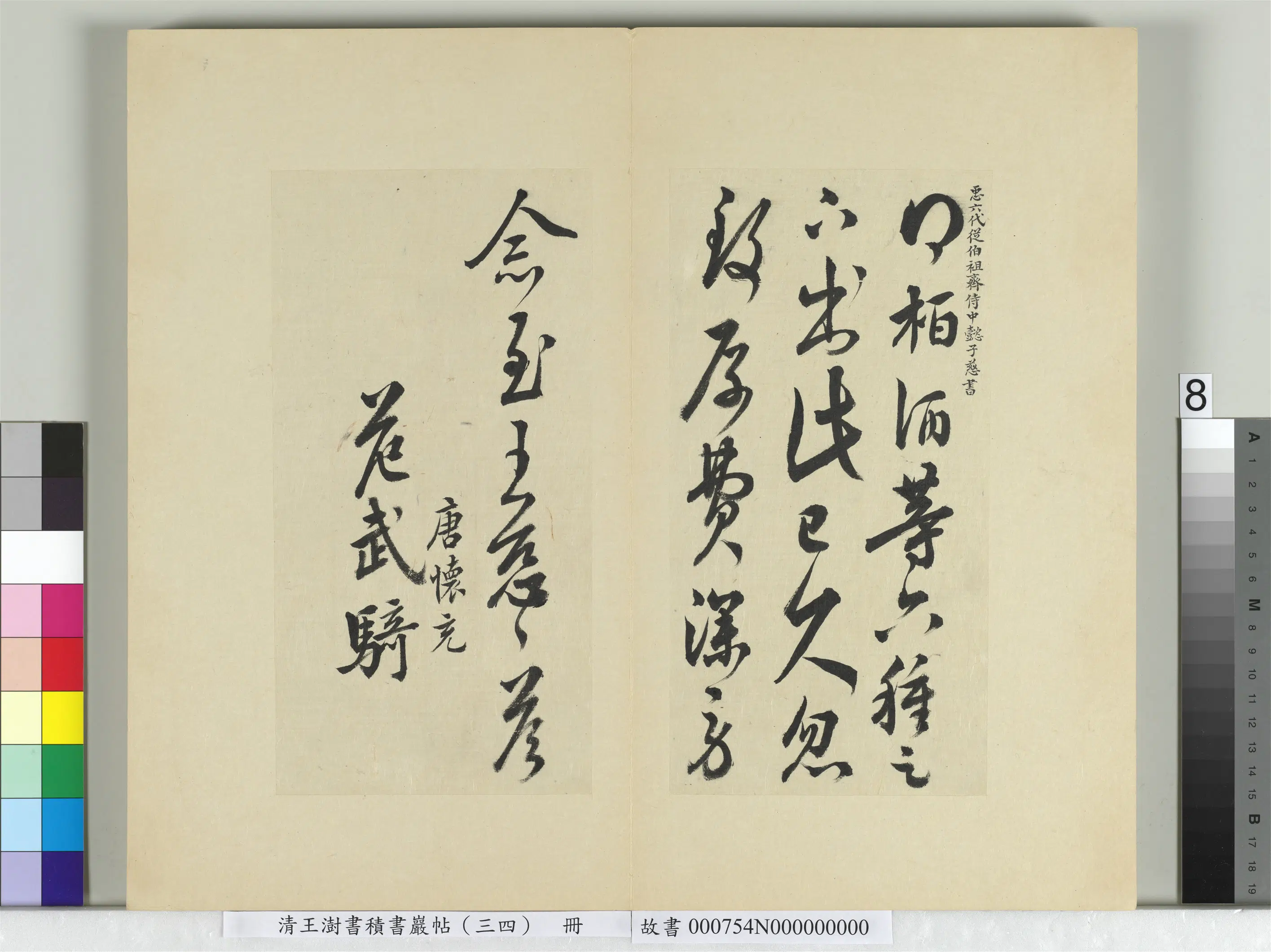 清代【王澍】《书积书岩帖（三十四）册-临万岁通天帖》 第15张