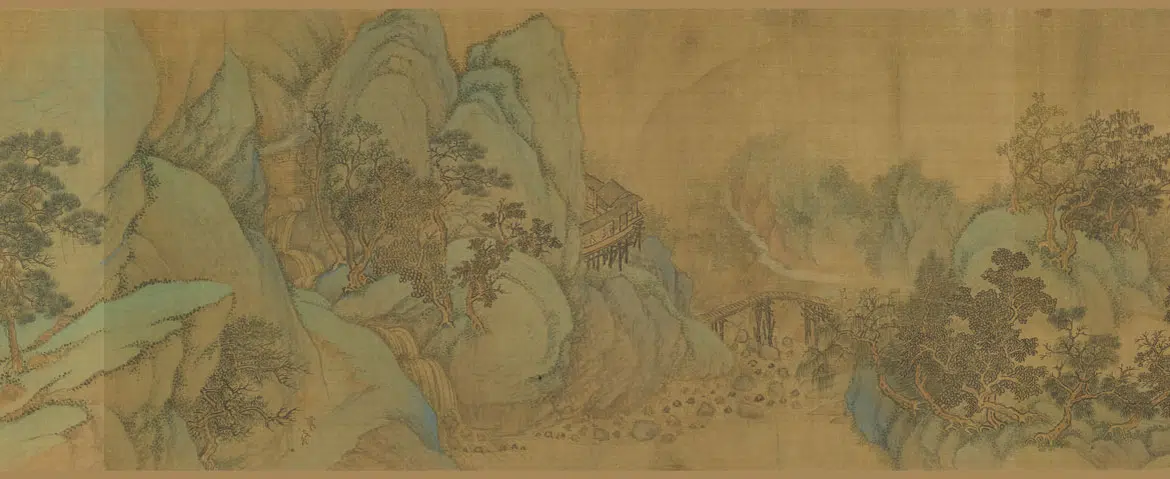 清代【王翚】《群峰春霭图卷》 第5张 清代【王翚】《群峰春霭图卷》 第5张
