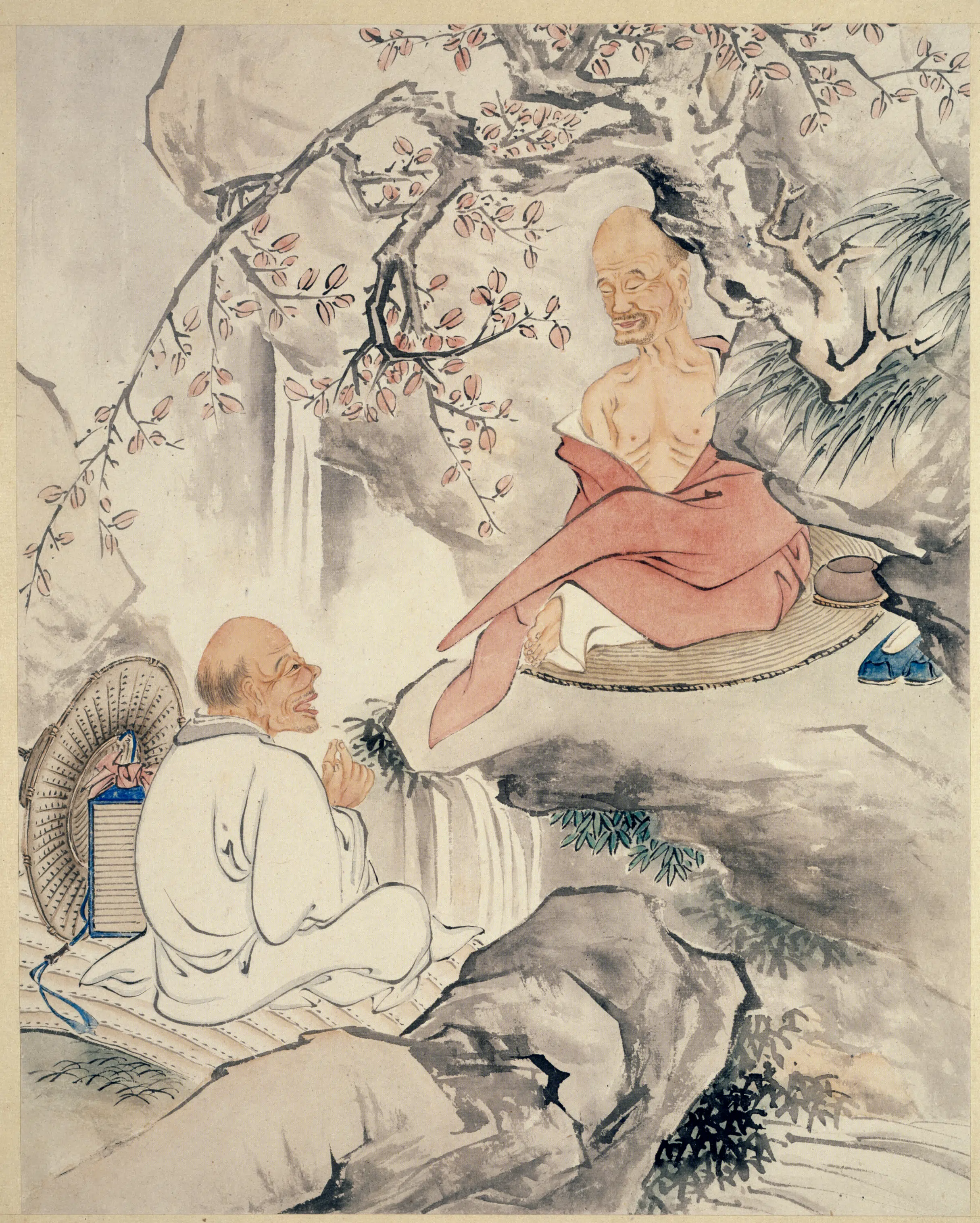 清代【贾全】《十六罗汉册（8开）》 第4张