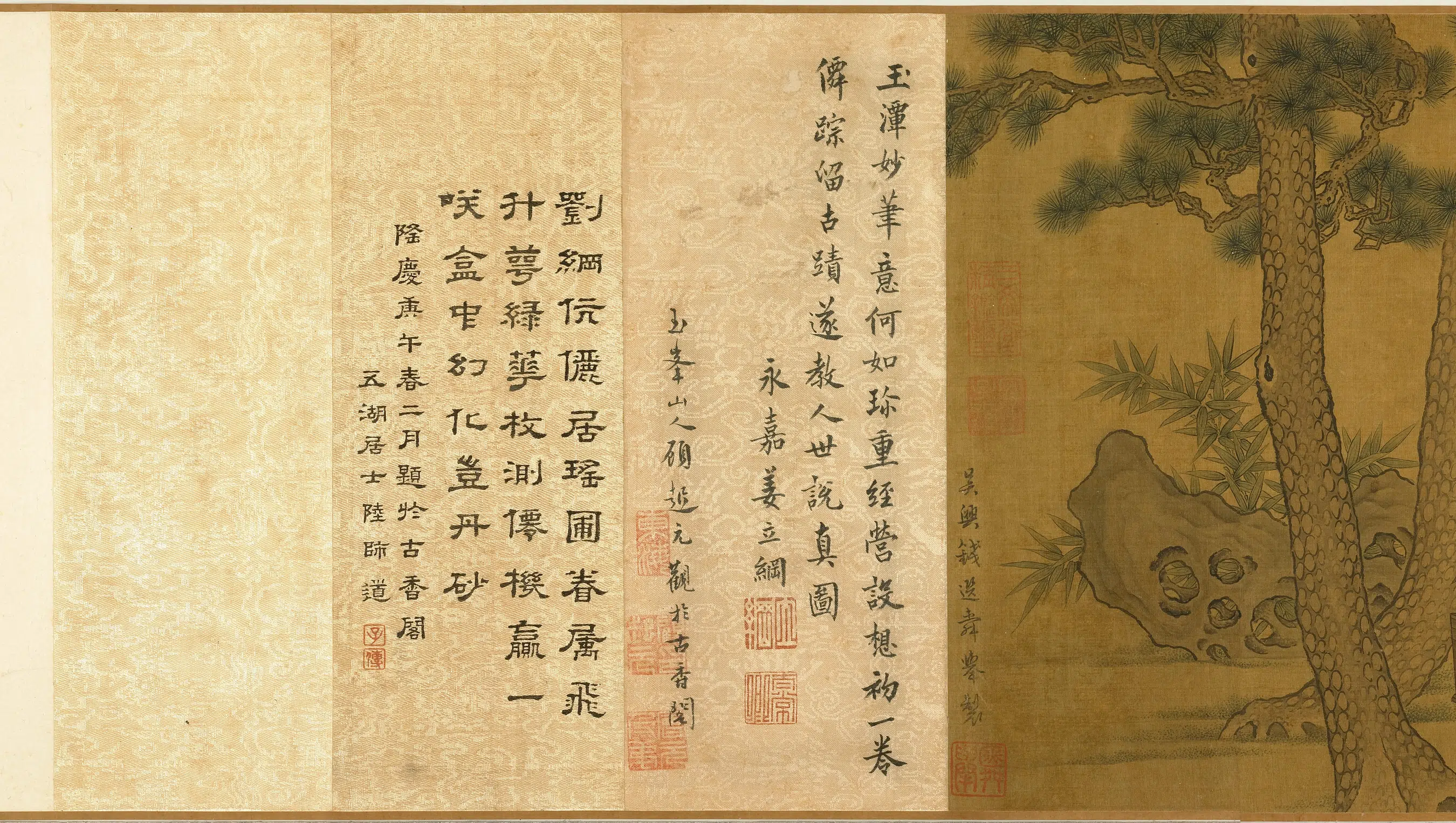 宋-元朝【钱选】《仙机枚测图卷》