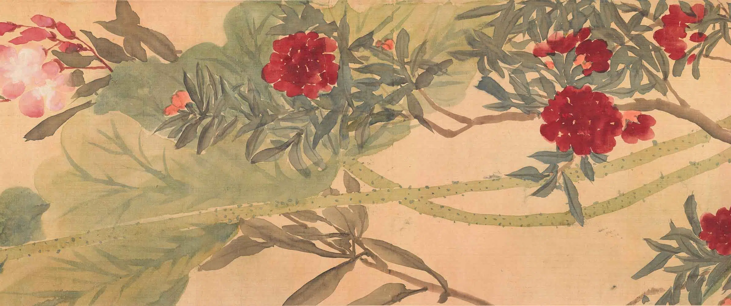 清代【任熊】《花卉图卷》 第8张