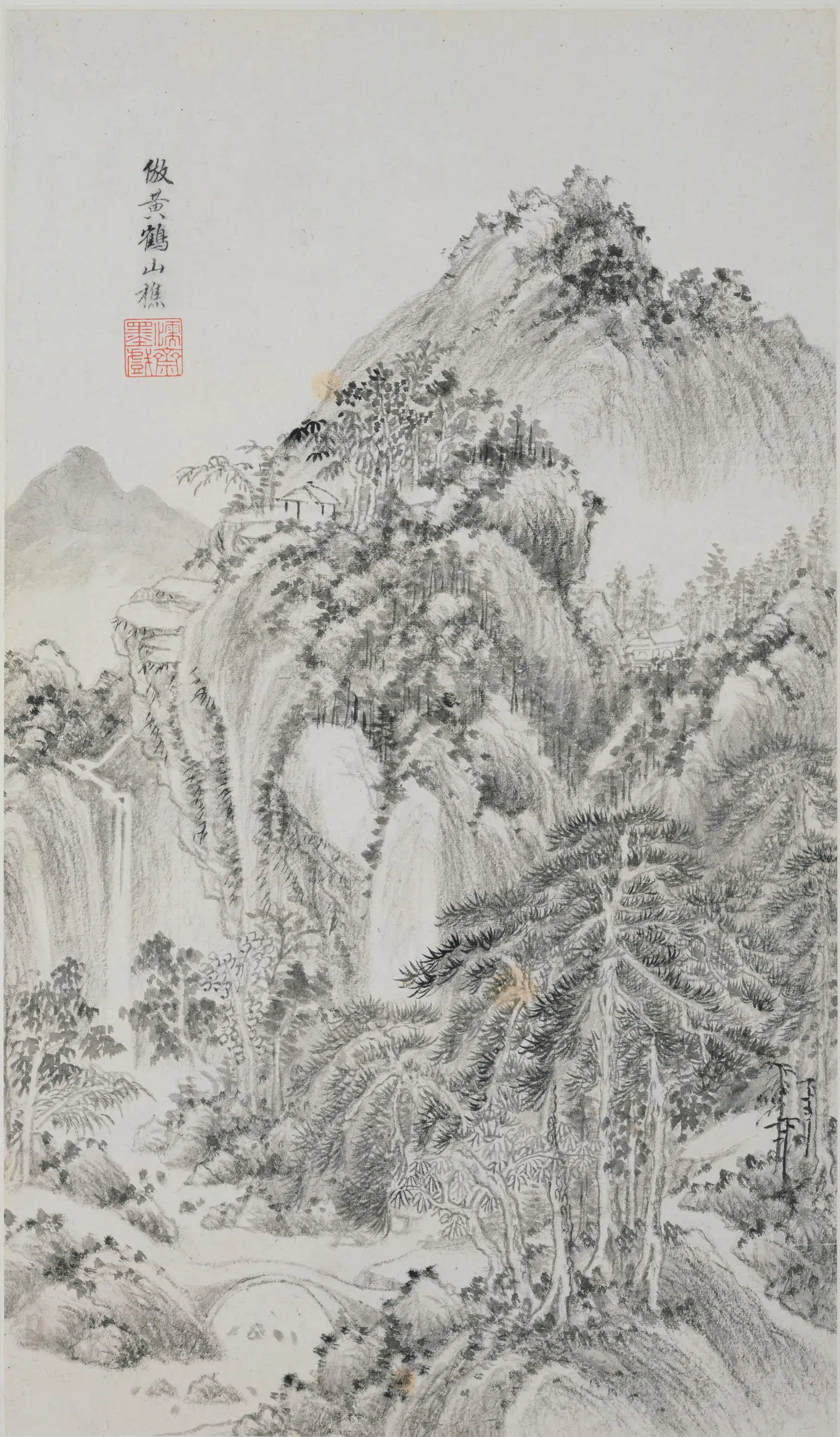 清代【王时敏】《山水图册-2》