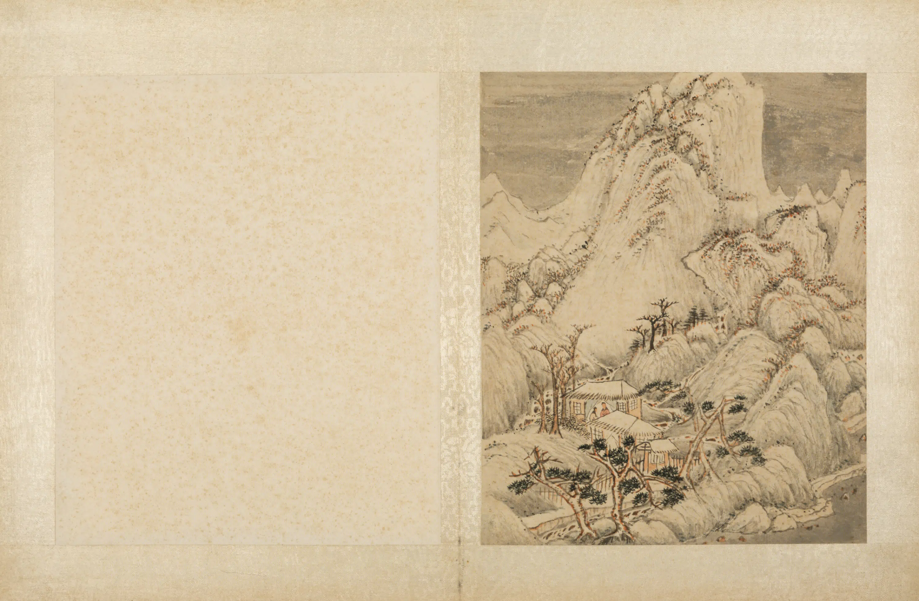 明朝【叶向荣】《山水图册》 第8张