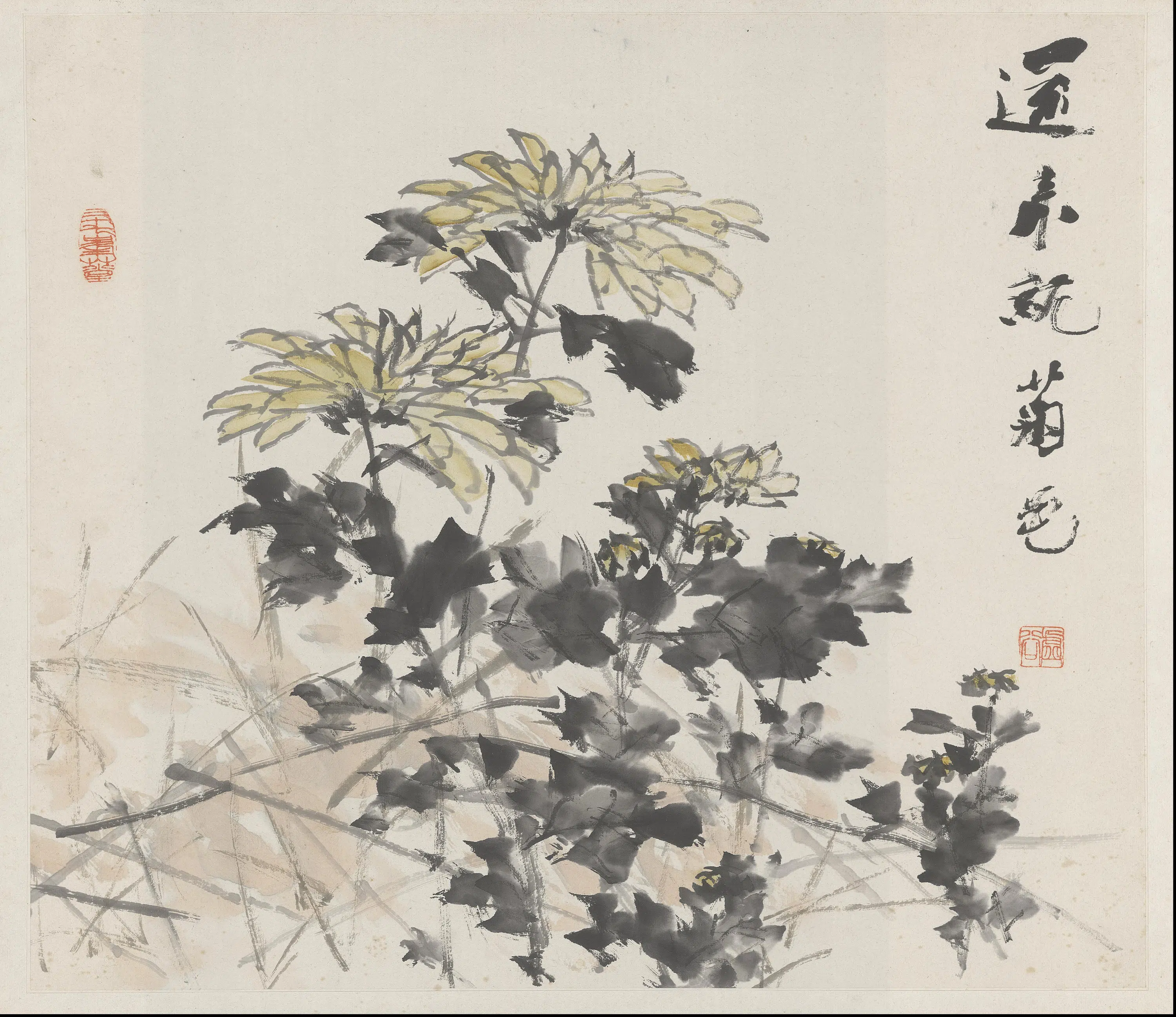 清代【虚谷】《杂画册(12开)》 第4张 清代【虚谷】《杂画册(12开)》 第4张