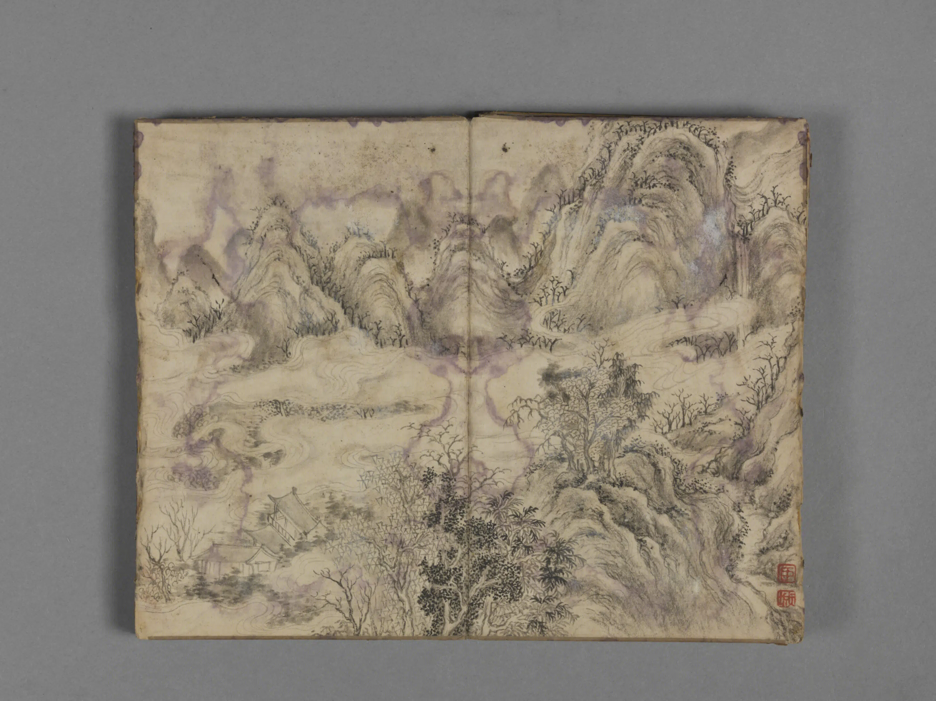 清代【钱维城】《山水小册（12开）》 第6张