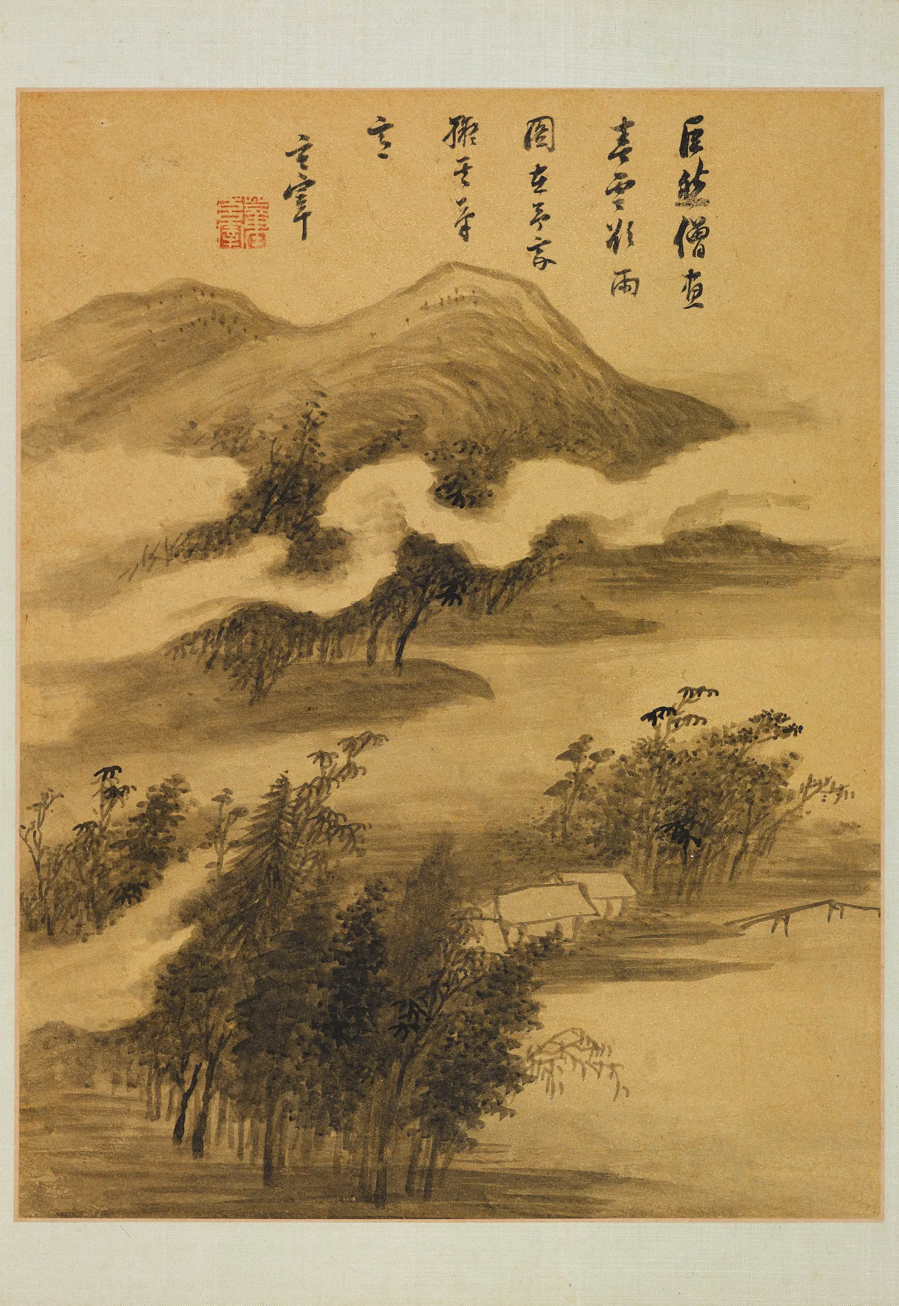 明朝【董其昌】《仿宋元山水图册》