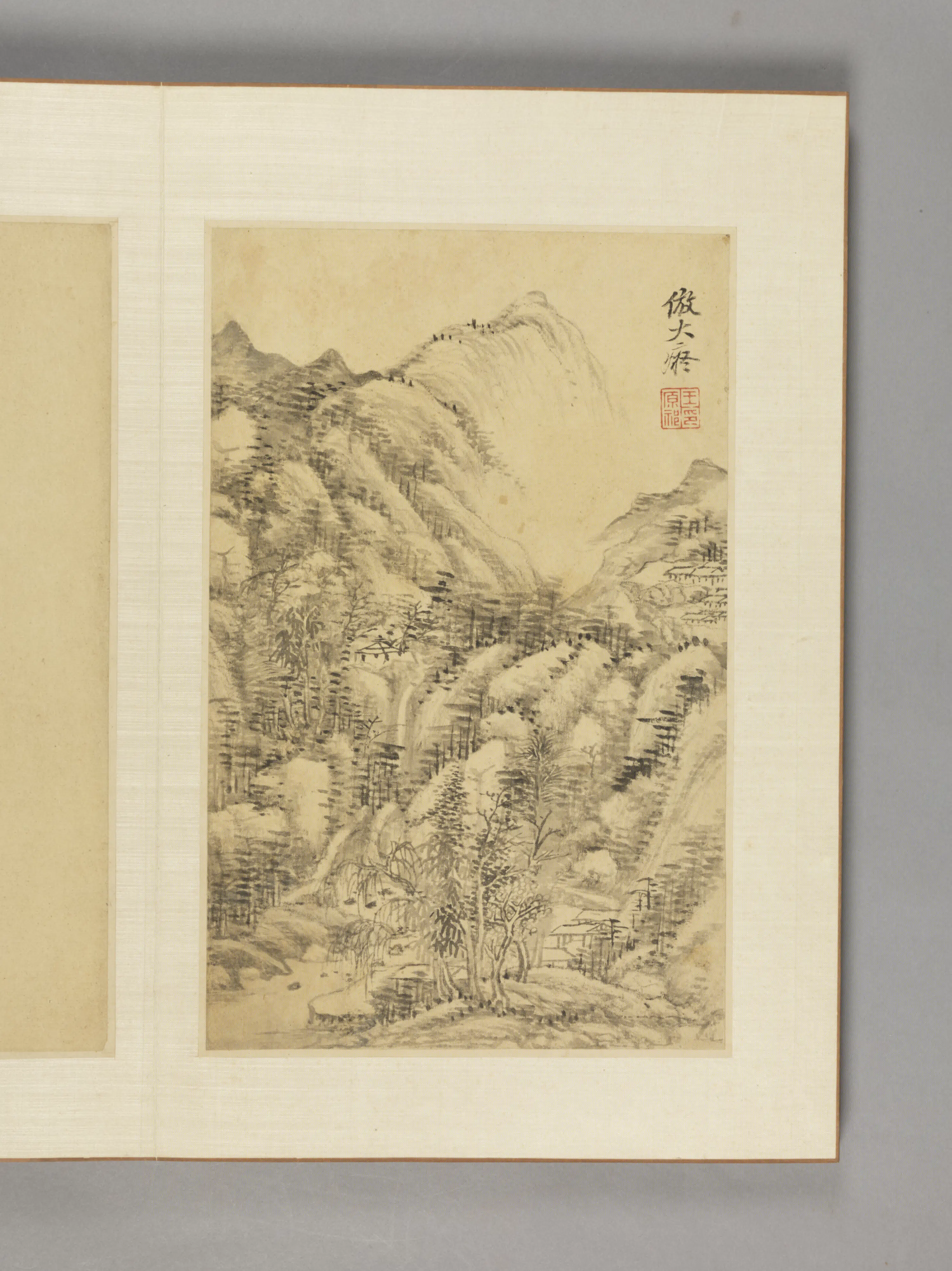 清代【王原祁】《山水册（14开）》
