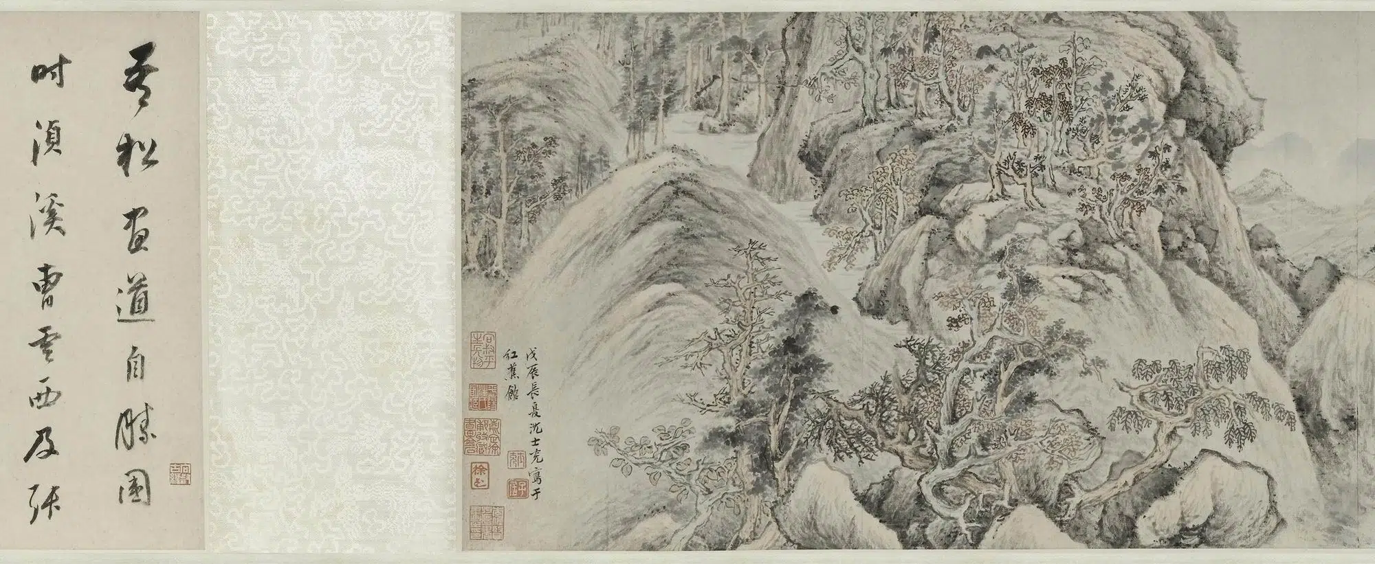 明朝【沈士充】《长江万里图卷》 第16张