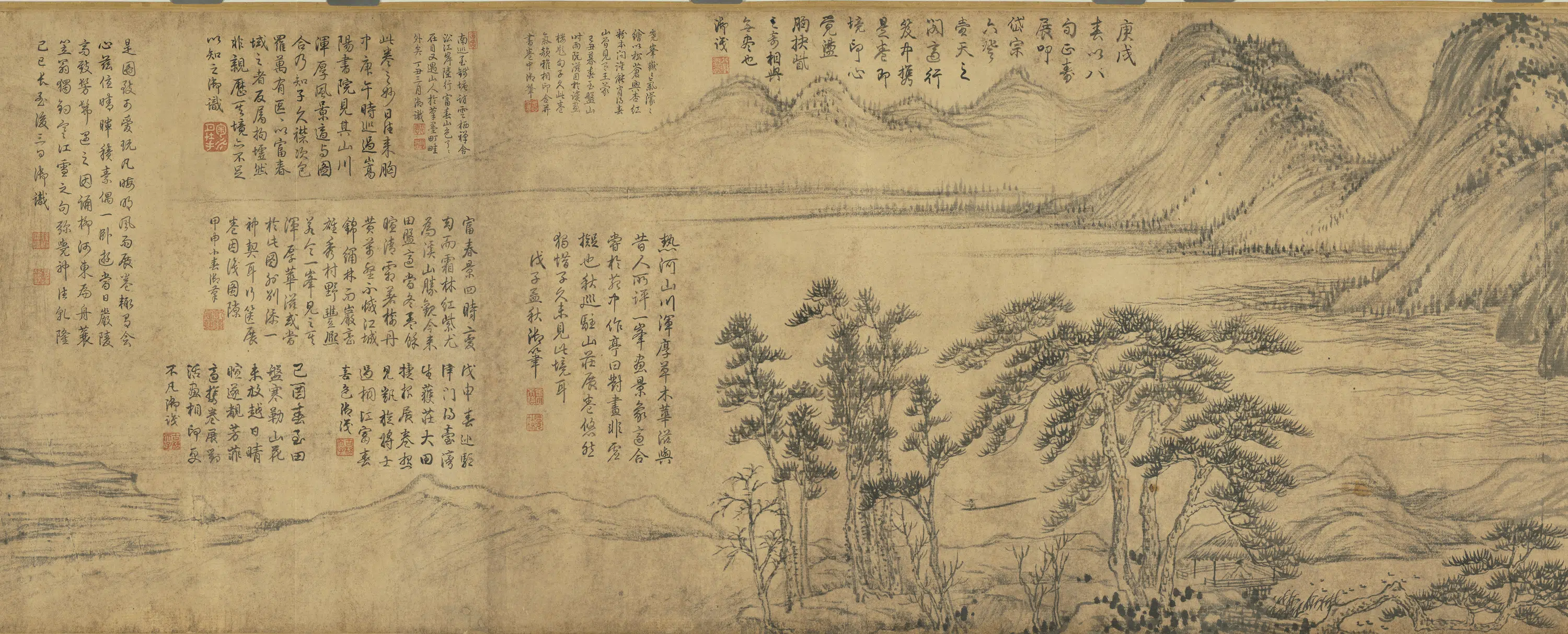 元代【黄公望】《富春山居图》 第6张