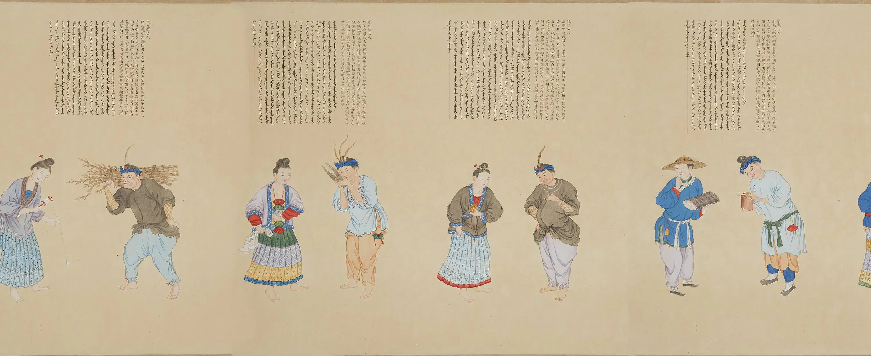 清代【清人】《画职贡图卷-1》 第13张 清代【清人】《画职贡图卷-1》 第13张