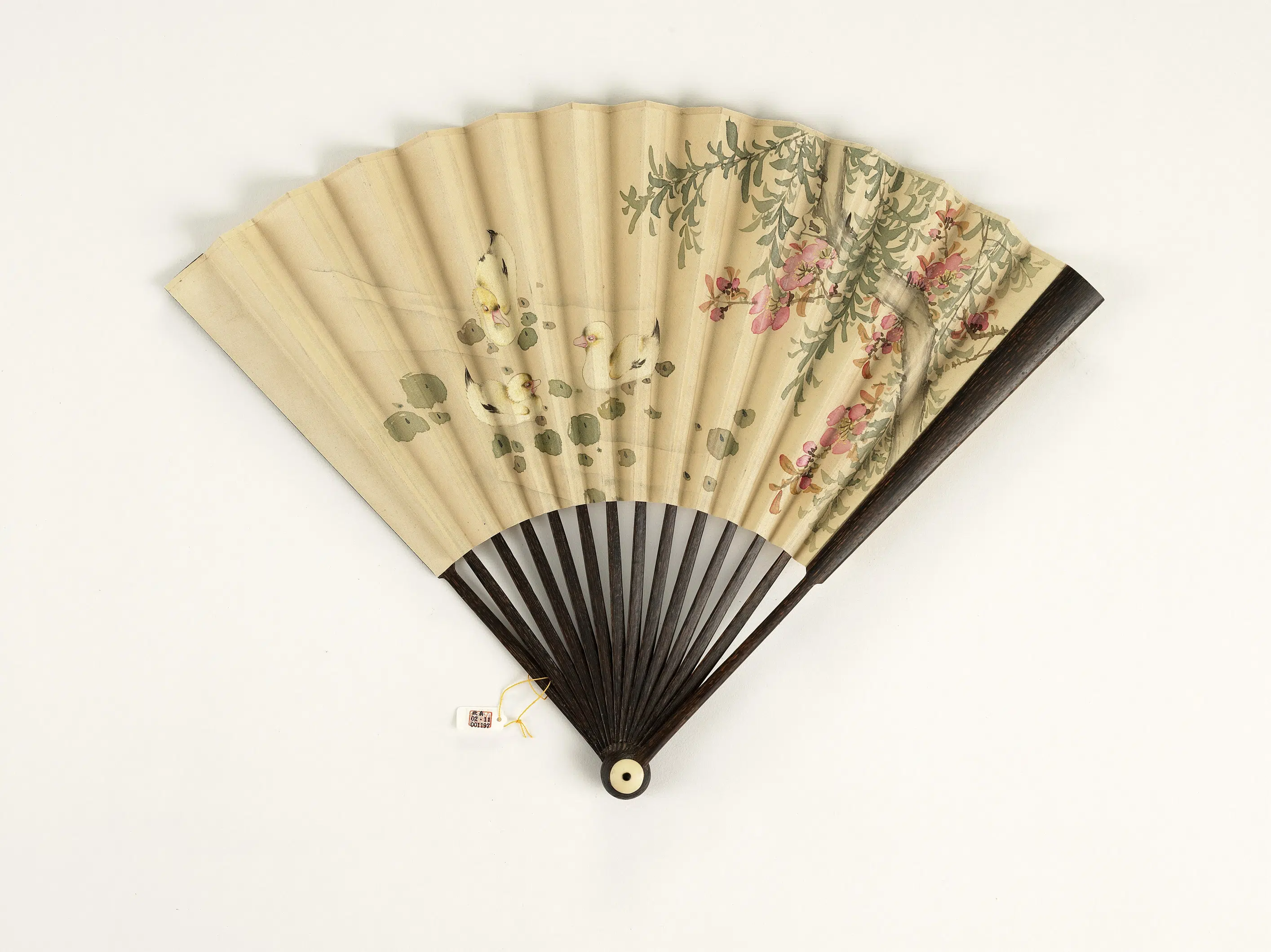 清代《清人花鸟-成扇-39》
