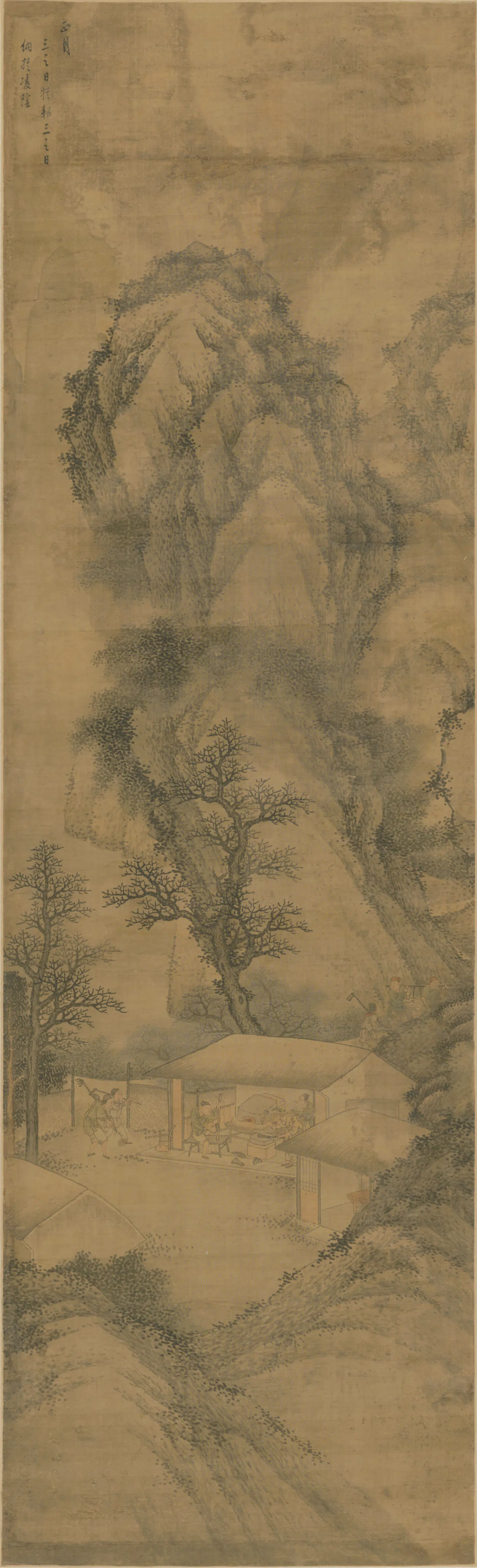 清代【王槩(概)】《豳风图屏(12开)》 第1张 清代【王槩(概)】《豳风图屏(12开)》 第1张