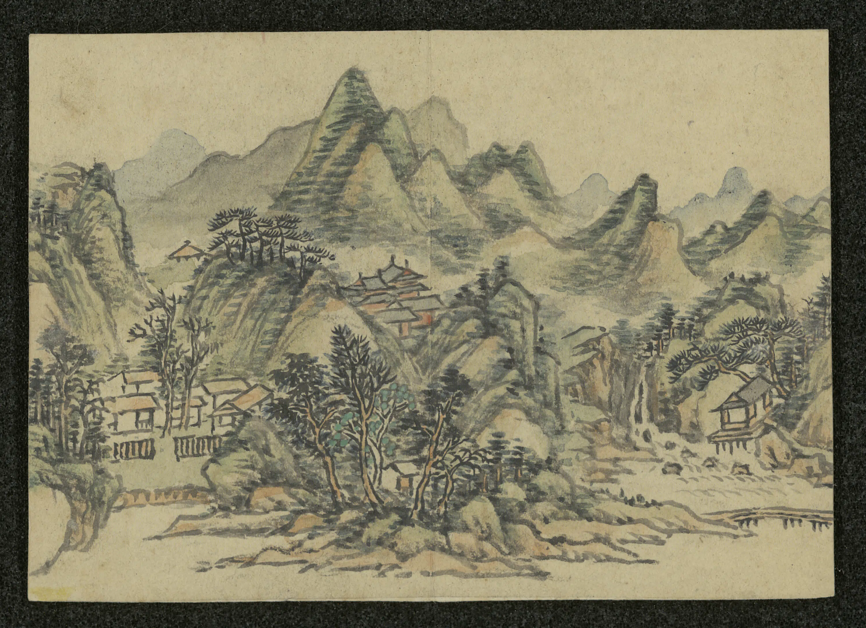 清代【方琮】《山水册（11开）》 第2张