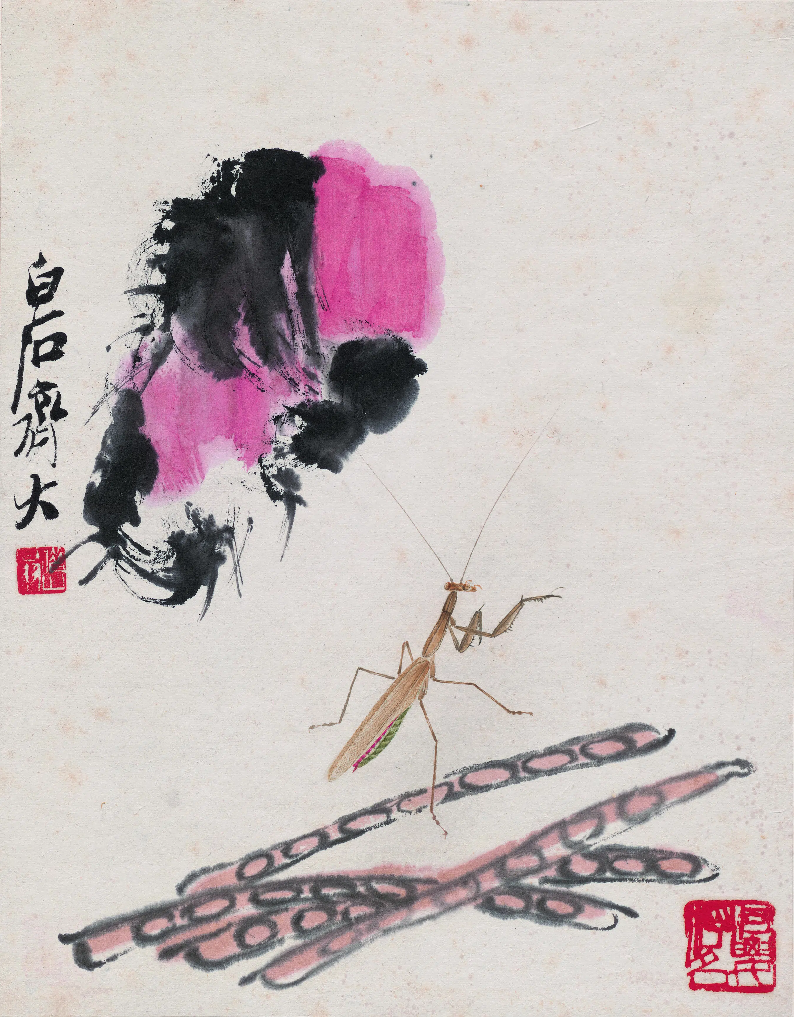 近现代【齐白石】《工虫画册精品》 第9张
