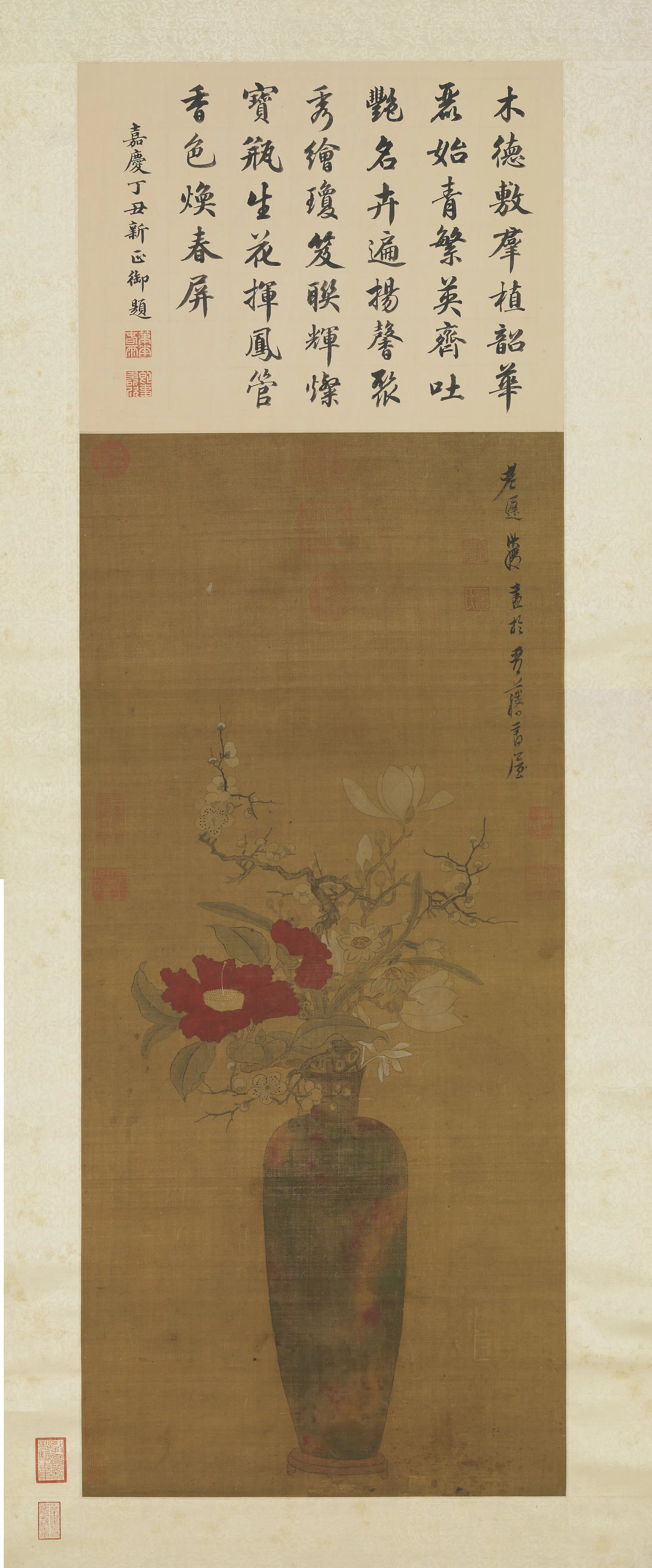 明朝【陈洪绶】《岁朝图轴》