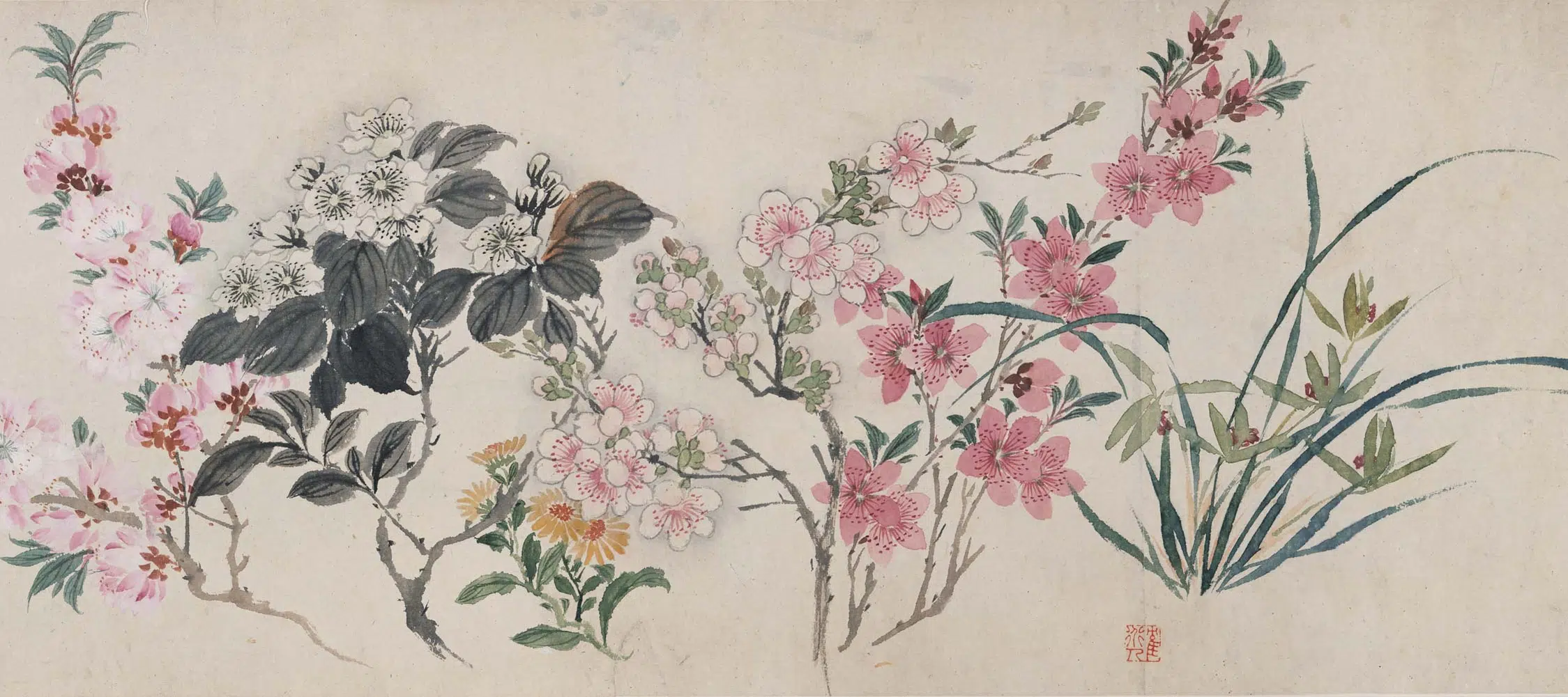 清代【杨晋】《杂花卷》 第7张