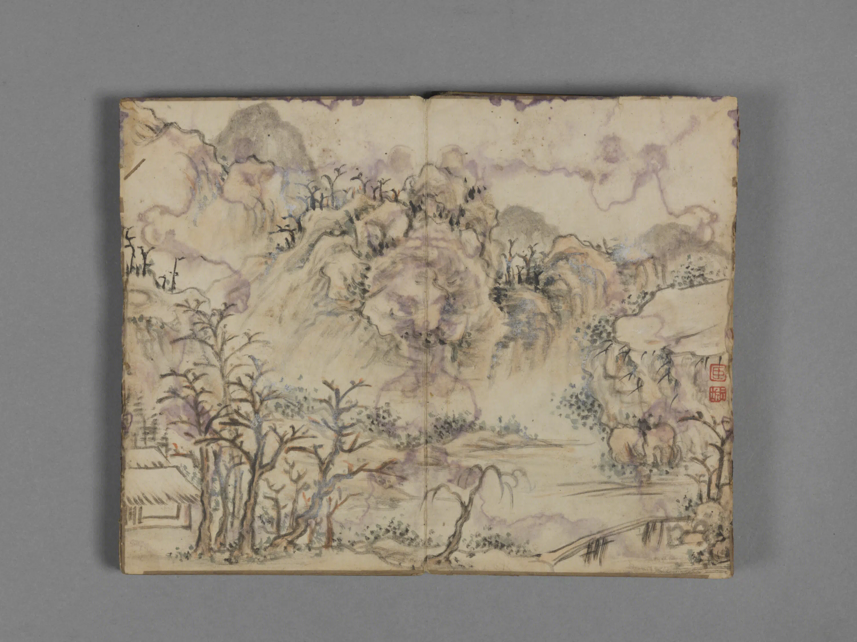 清代【钱维城】《山水小册（12开）》 第7张