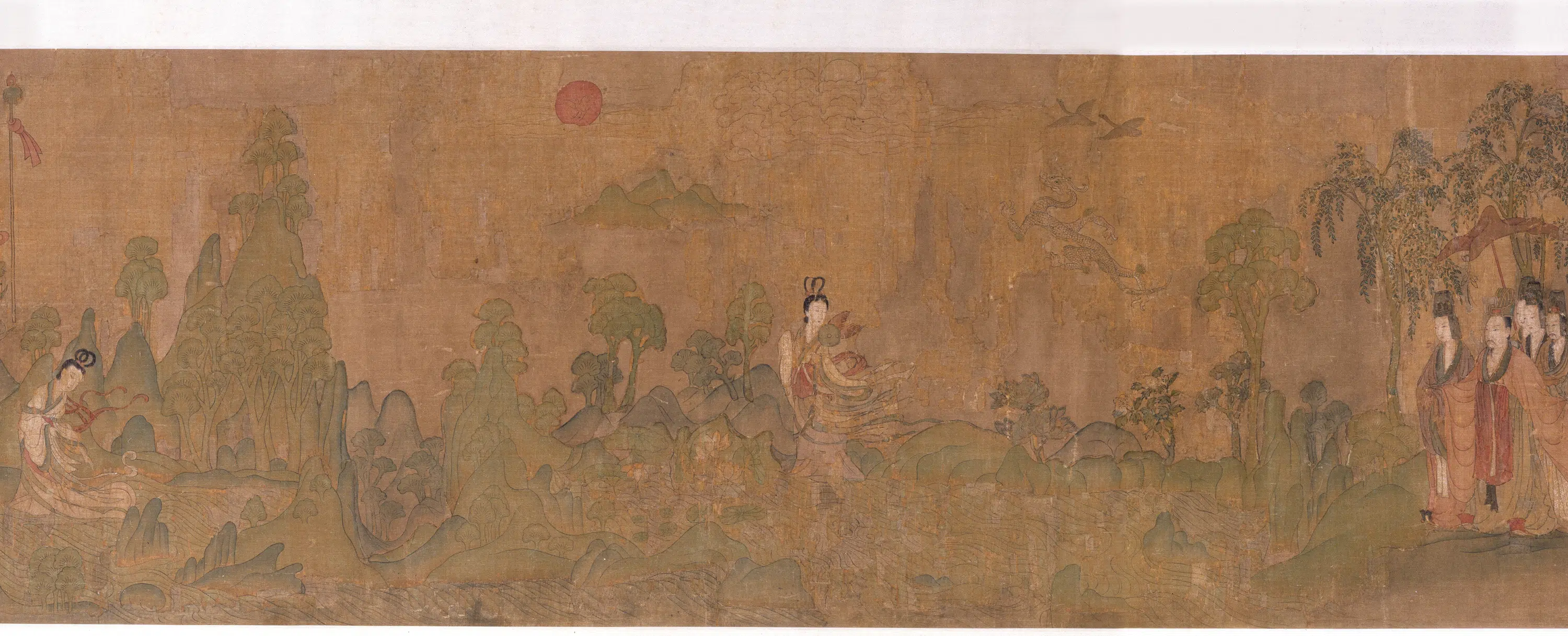 东晋【顾恺之】《洛神赋图卷（宋摹）》 第5张