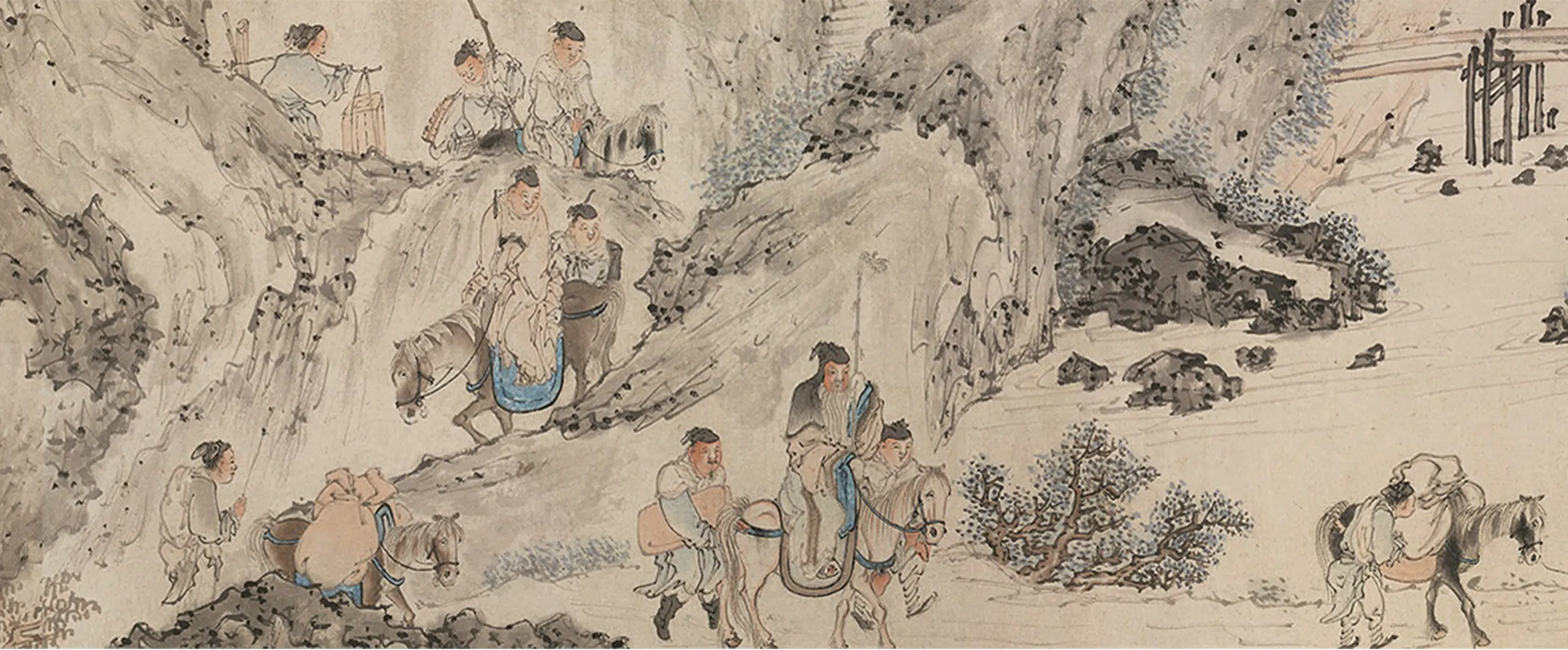 清代【黄慎】《苏武归朝图卷》 第4张