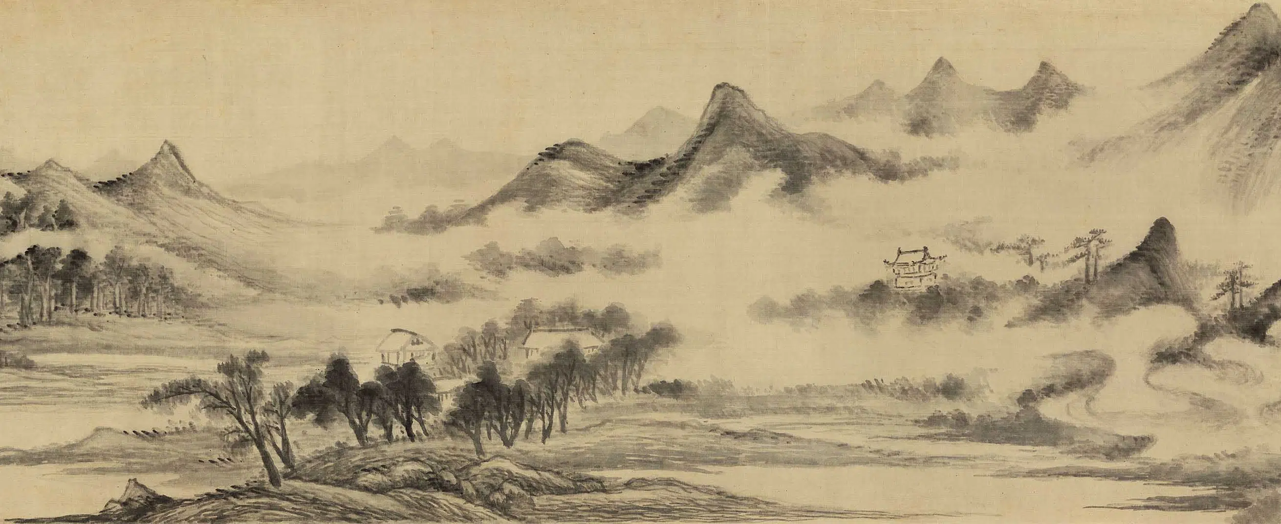 明朝【董其昌】《赠珂雪山水图卷》 第8张