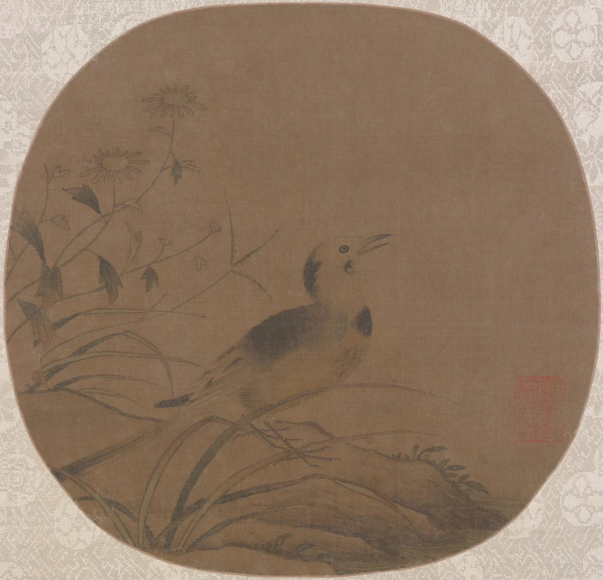 宋代【佚名】《鹡鸰图册页》