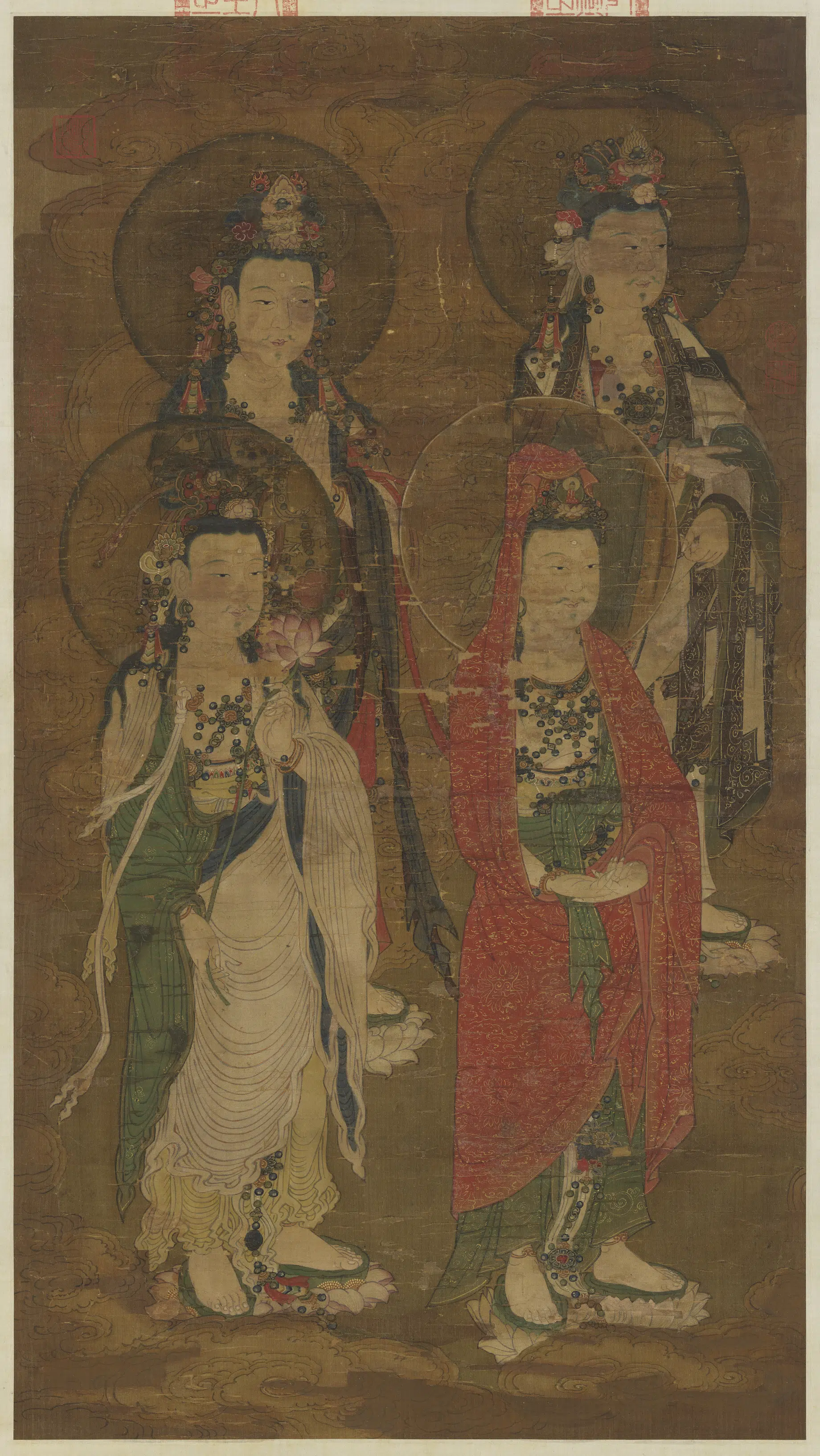 元代《元人说经图轴-1》