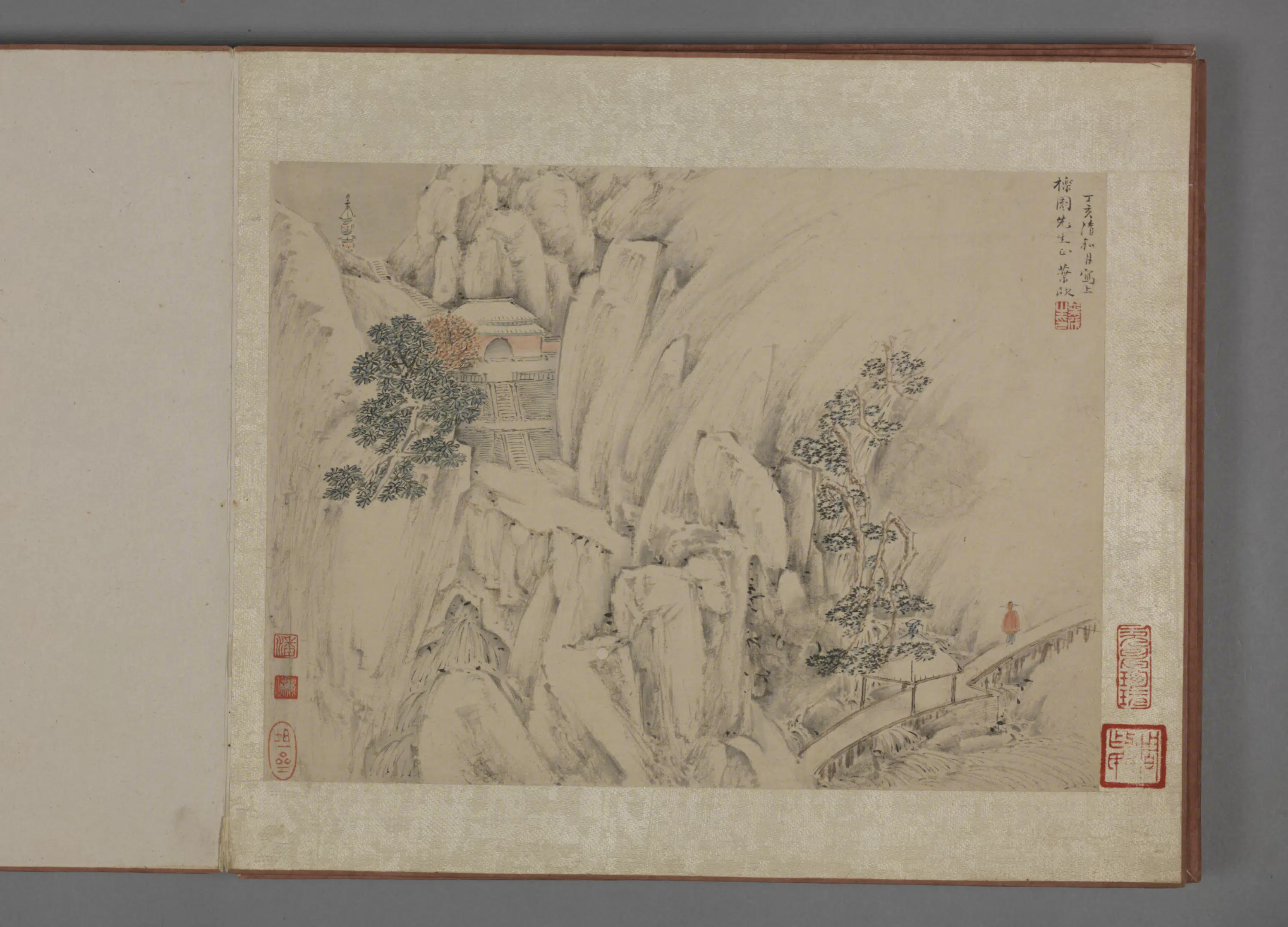 清代【叶欣】《山水册（10开）》 第2张