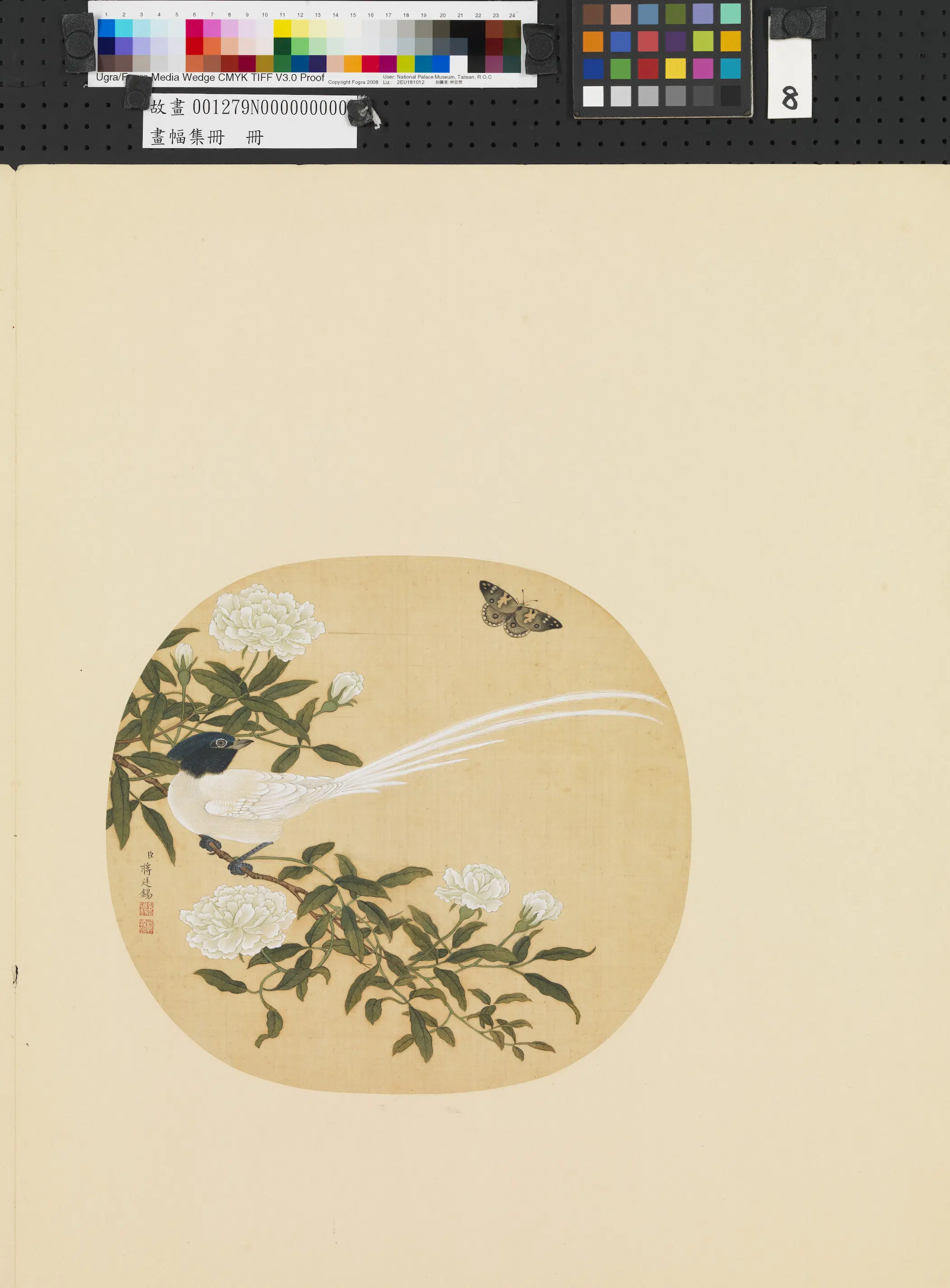 清代【蒋廷锡】《画幅集册-花卉-3》