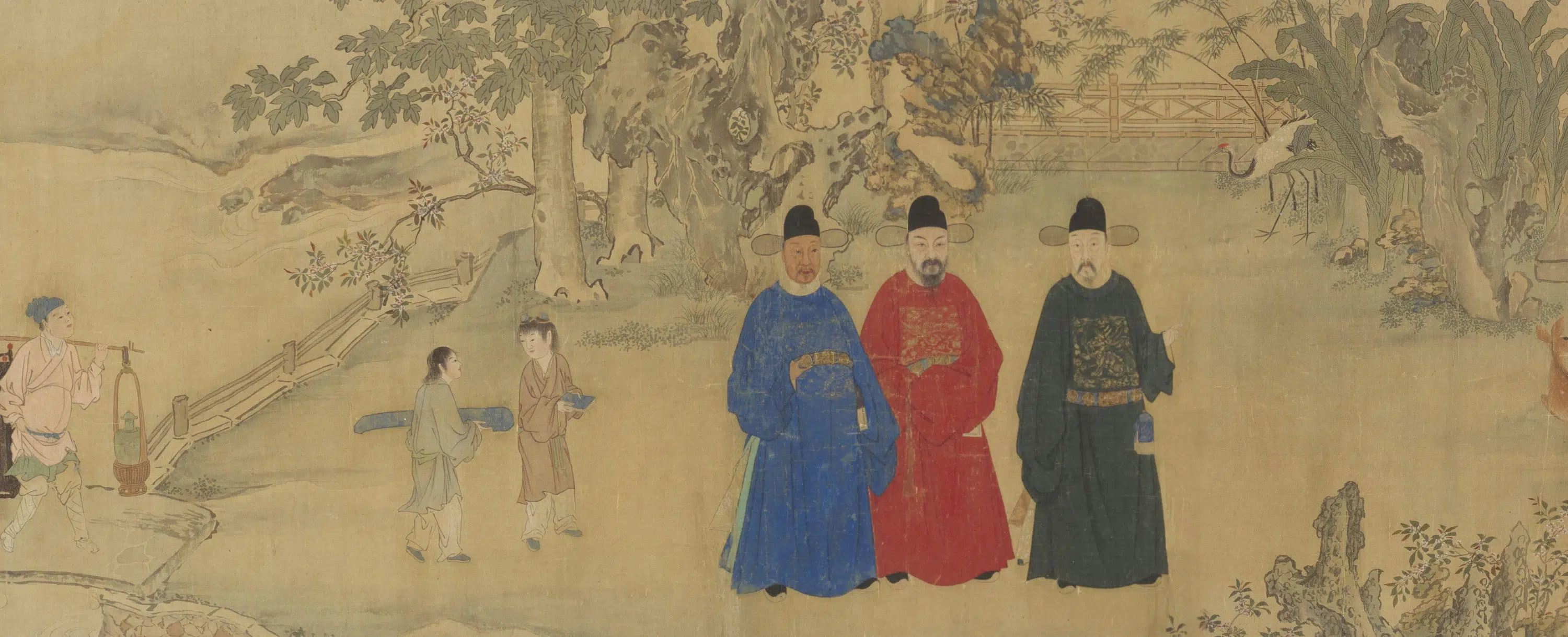 明朝【丁姓画师】《五同会图卷》 第7张