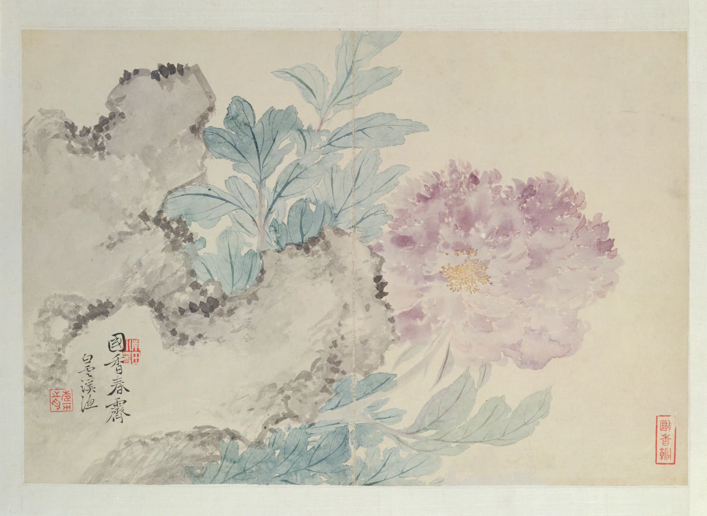 清代【恽寿平】《花卉册》