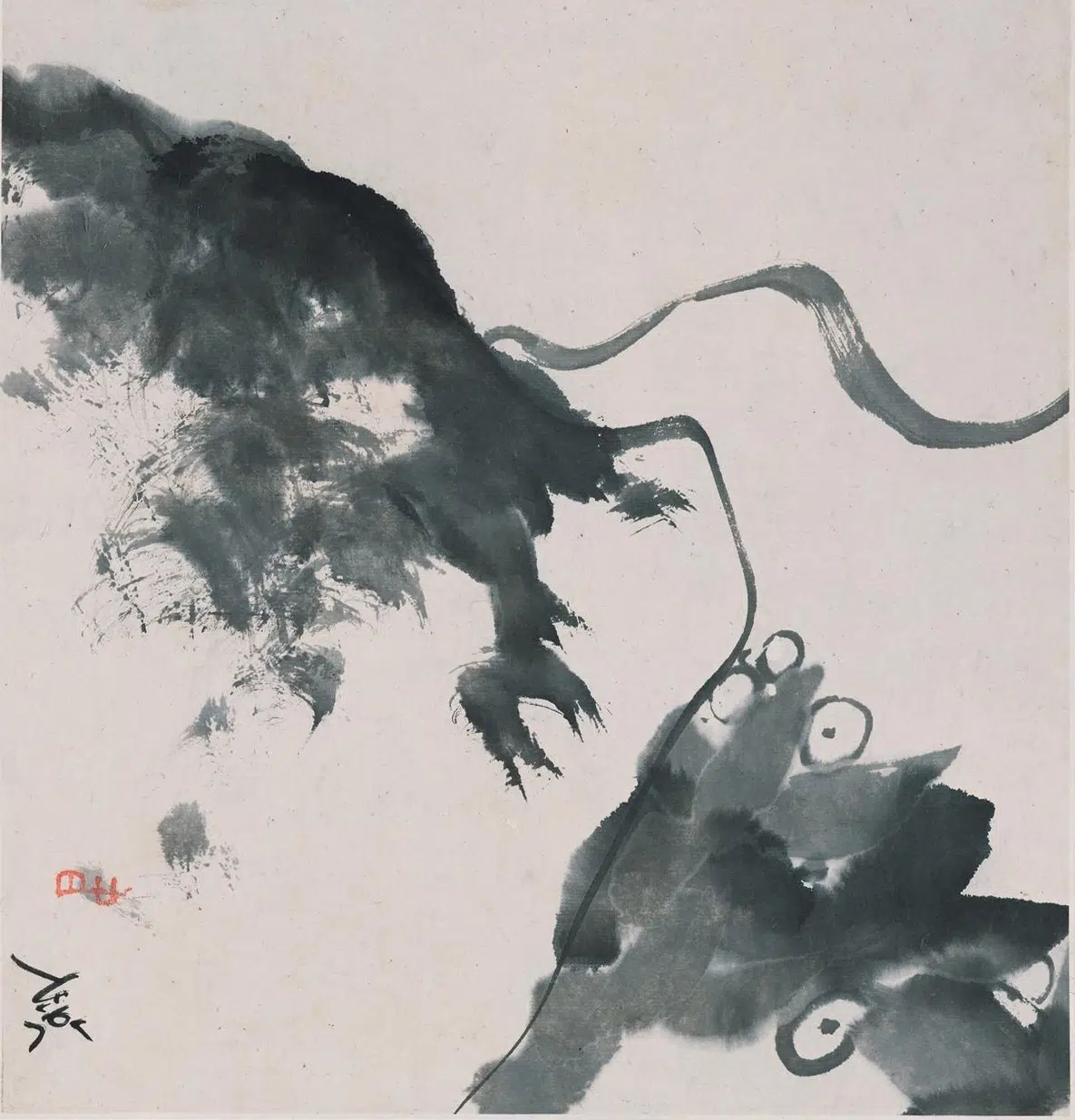 清代【朱耷】《书画册》 第16张