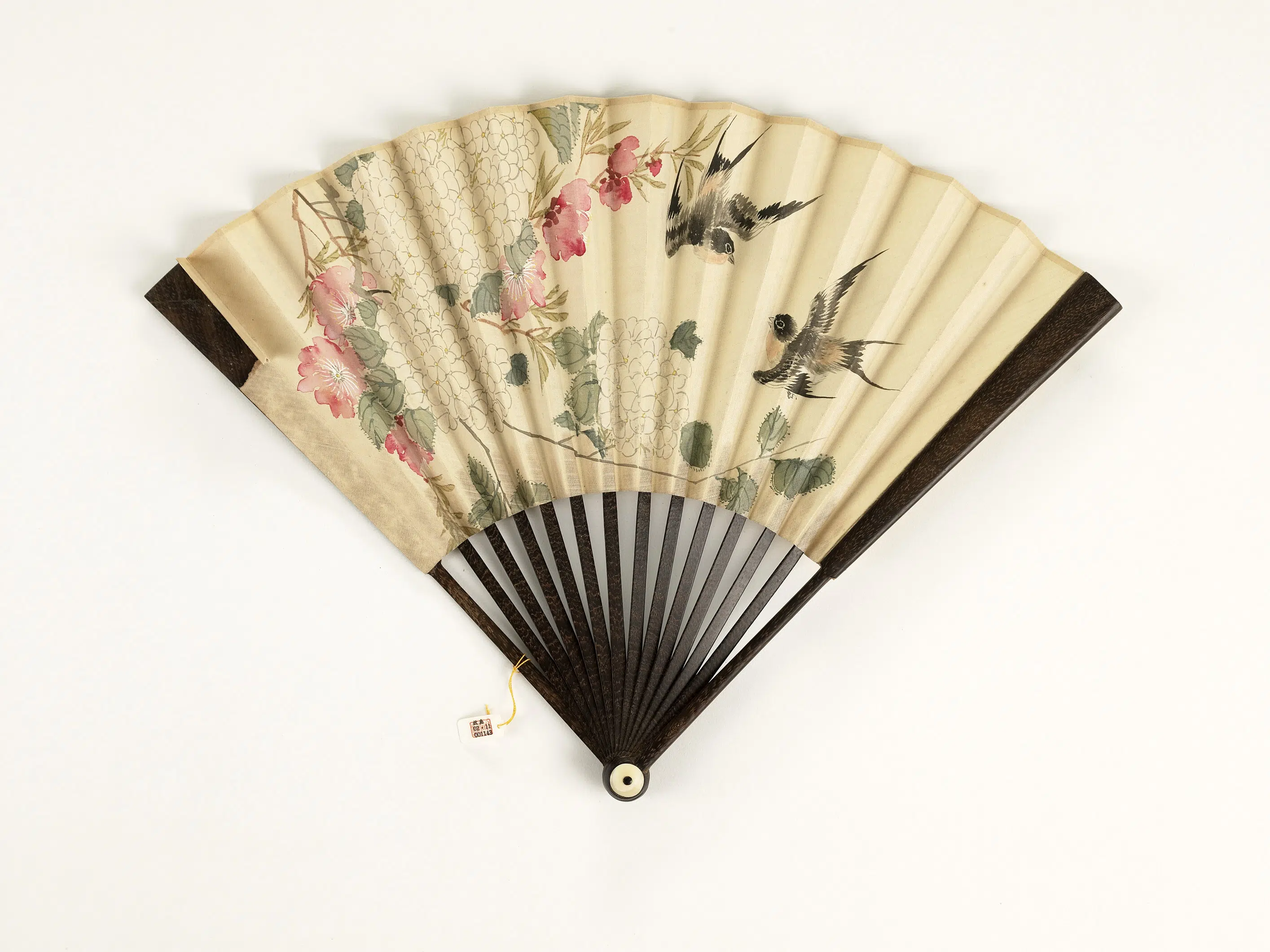 清代《清人花鸟-成扇-6》