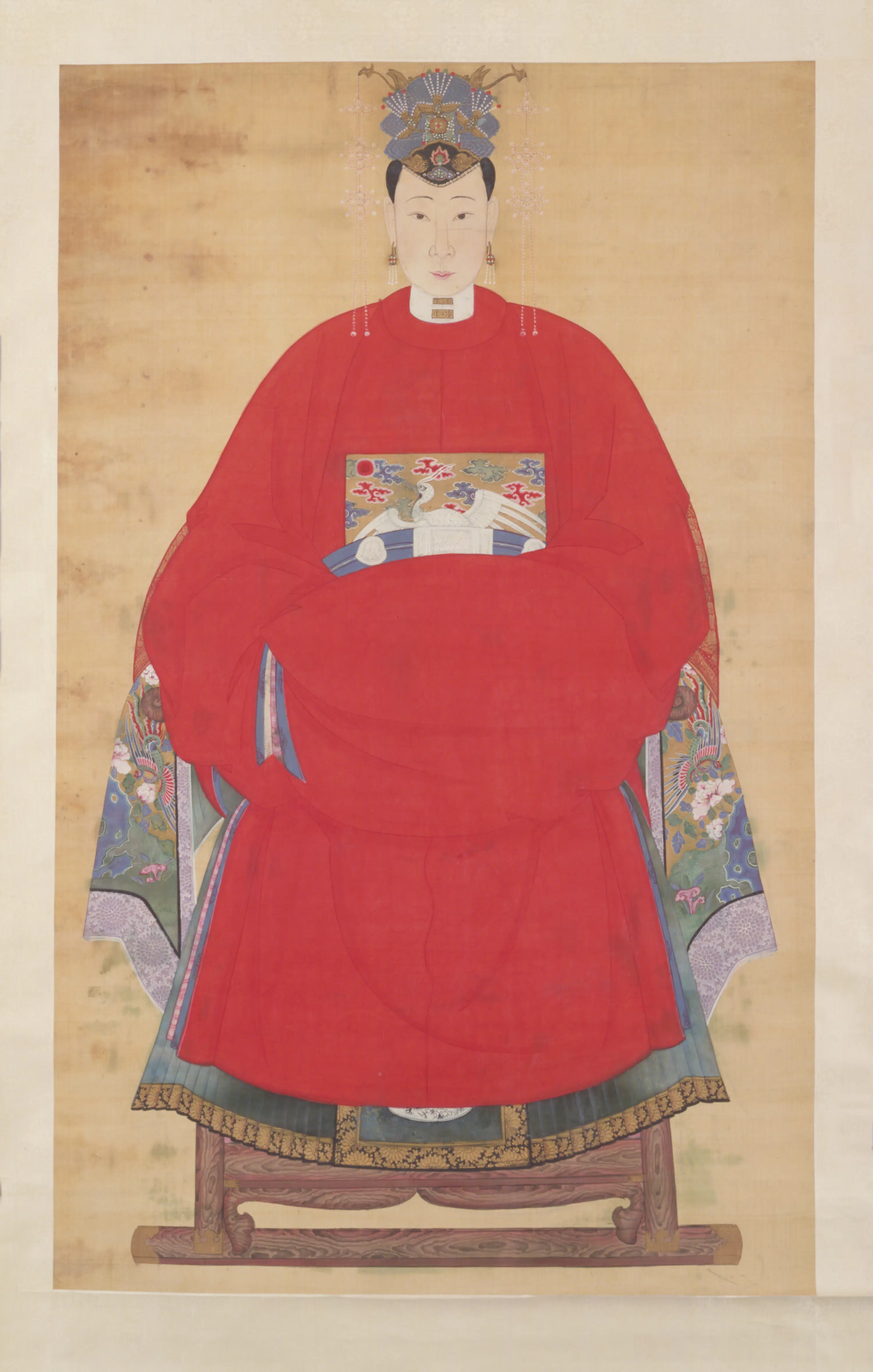 明朝【明人】《画女像轴-2》 第1张 明朝【明人】《画女像轴-2》 第1张