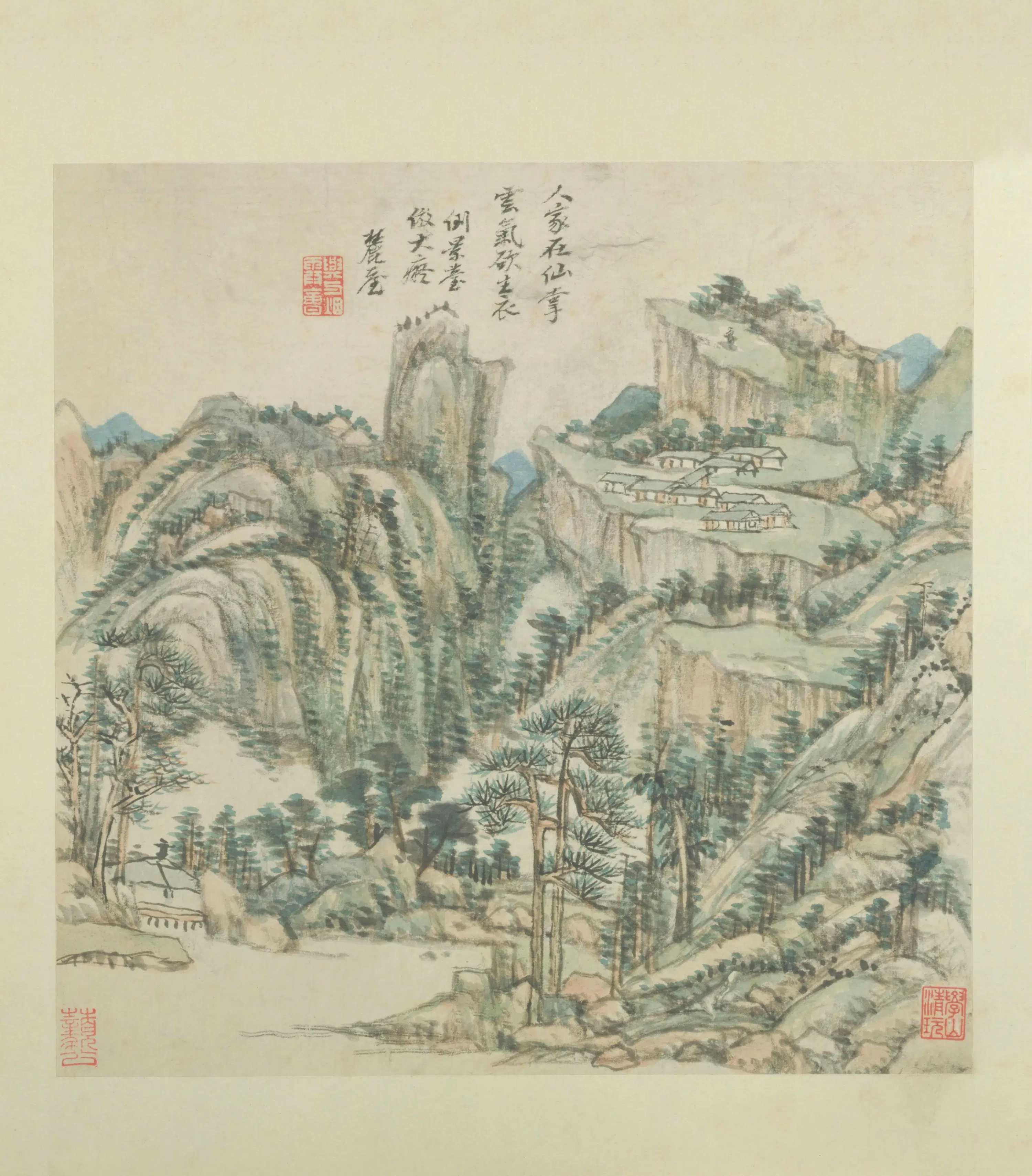 清代【王原祁】《卢鸿草堂十志图册》 第4张