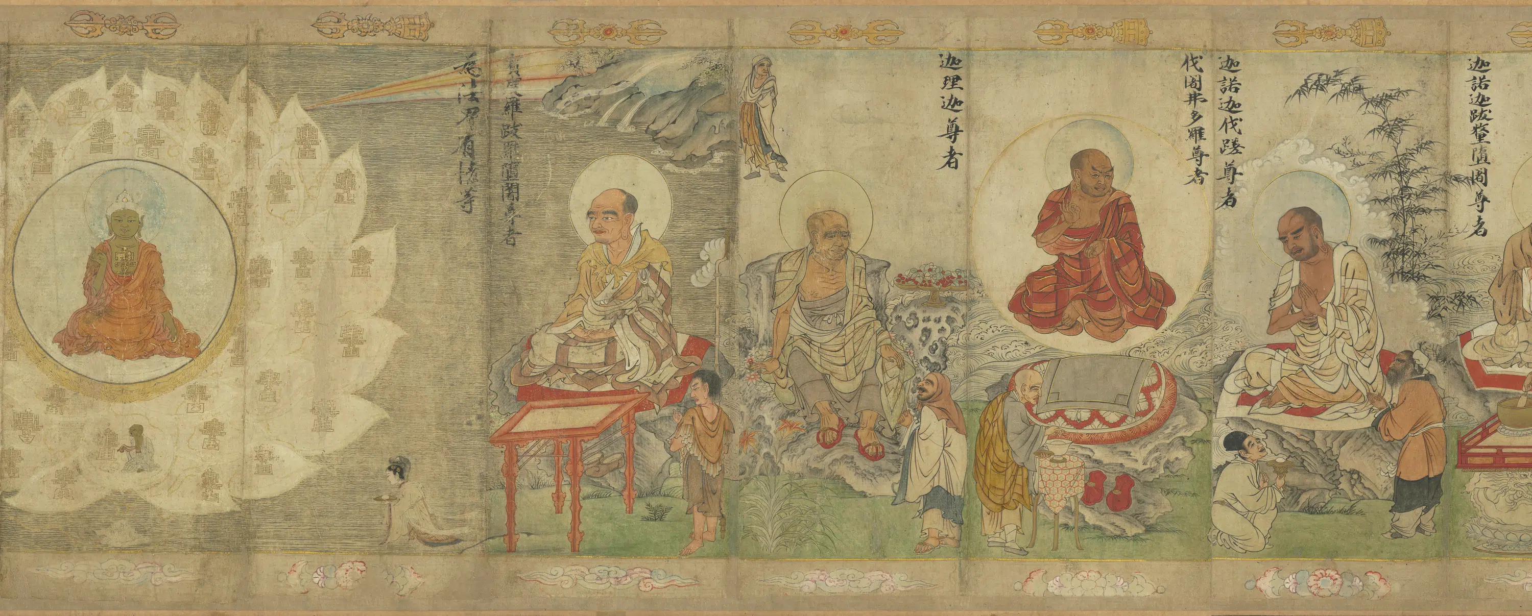 南宋【张胜温】《宋时大理国描工-画梵像卷》 第11张